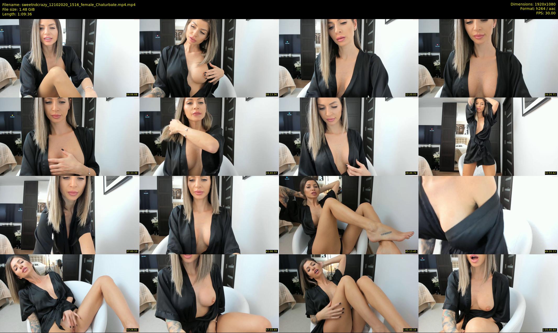 sweetndcrazy — 70 minute Chaturbate female cam show recording, 1080p, Oct 12, 2020