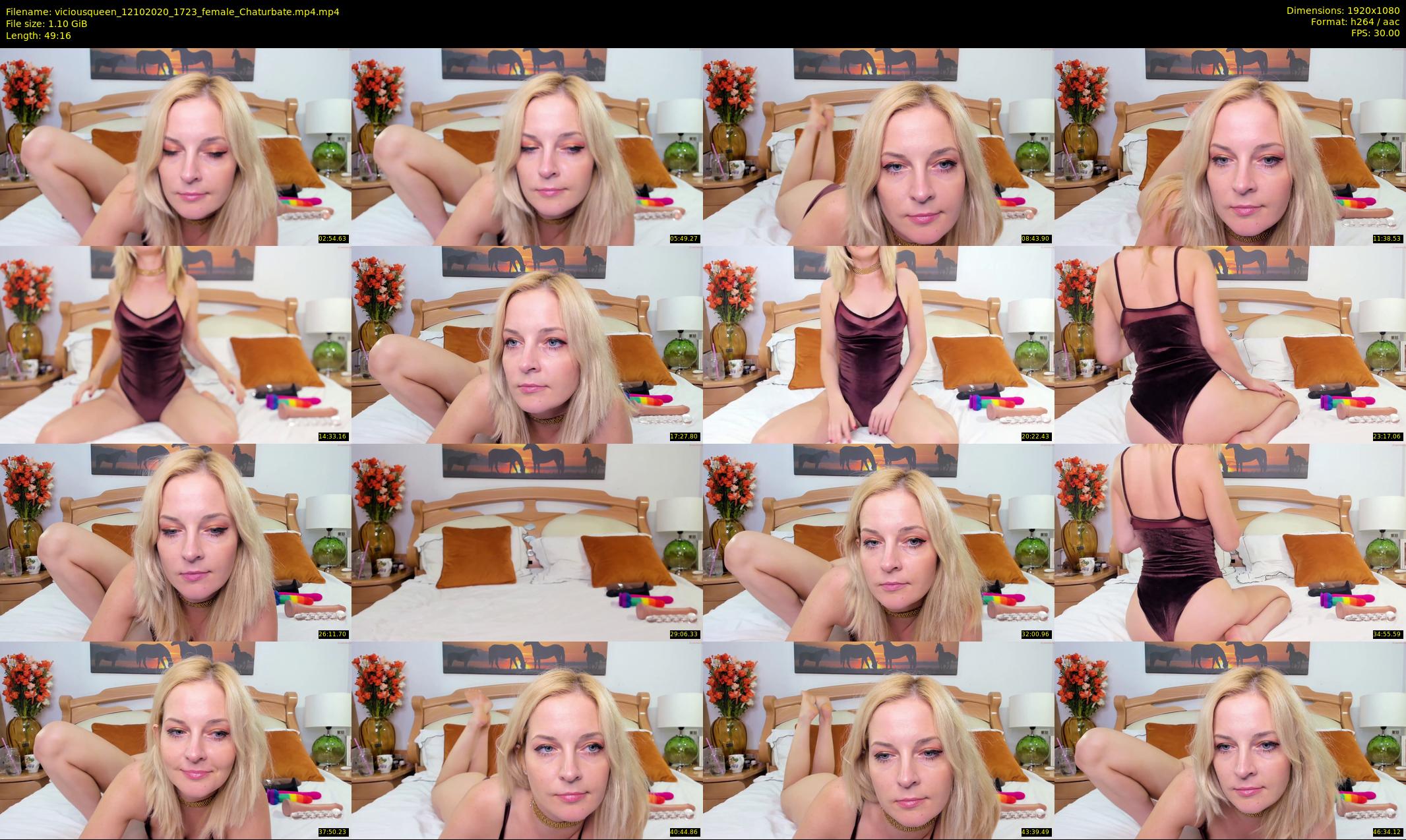 viciousqueen — 50 minute Chaturbate female cam show recording, 1080p, Oct 12, 2020