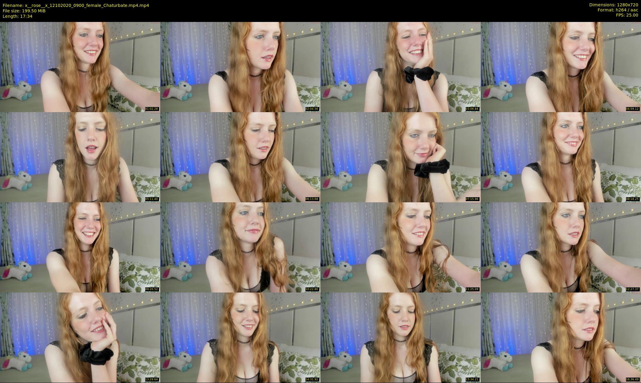 x__rose__x — 18 minute Chaturbate female cam show recording, 720p, Oct 12, 2020