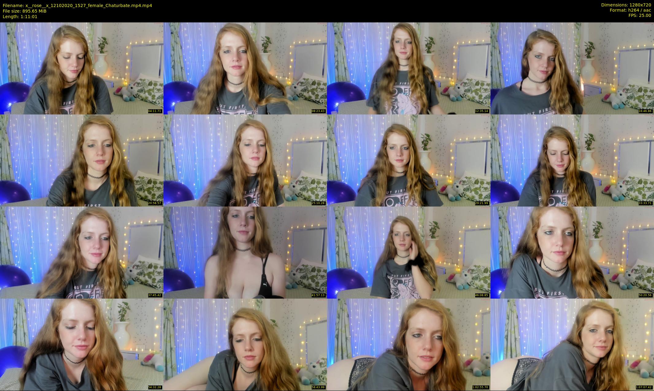 x__rose__x — 72 minute Chaturbate female cam show recording, 720p, Oct 12, 2020