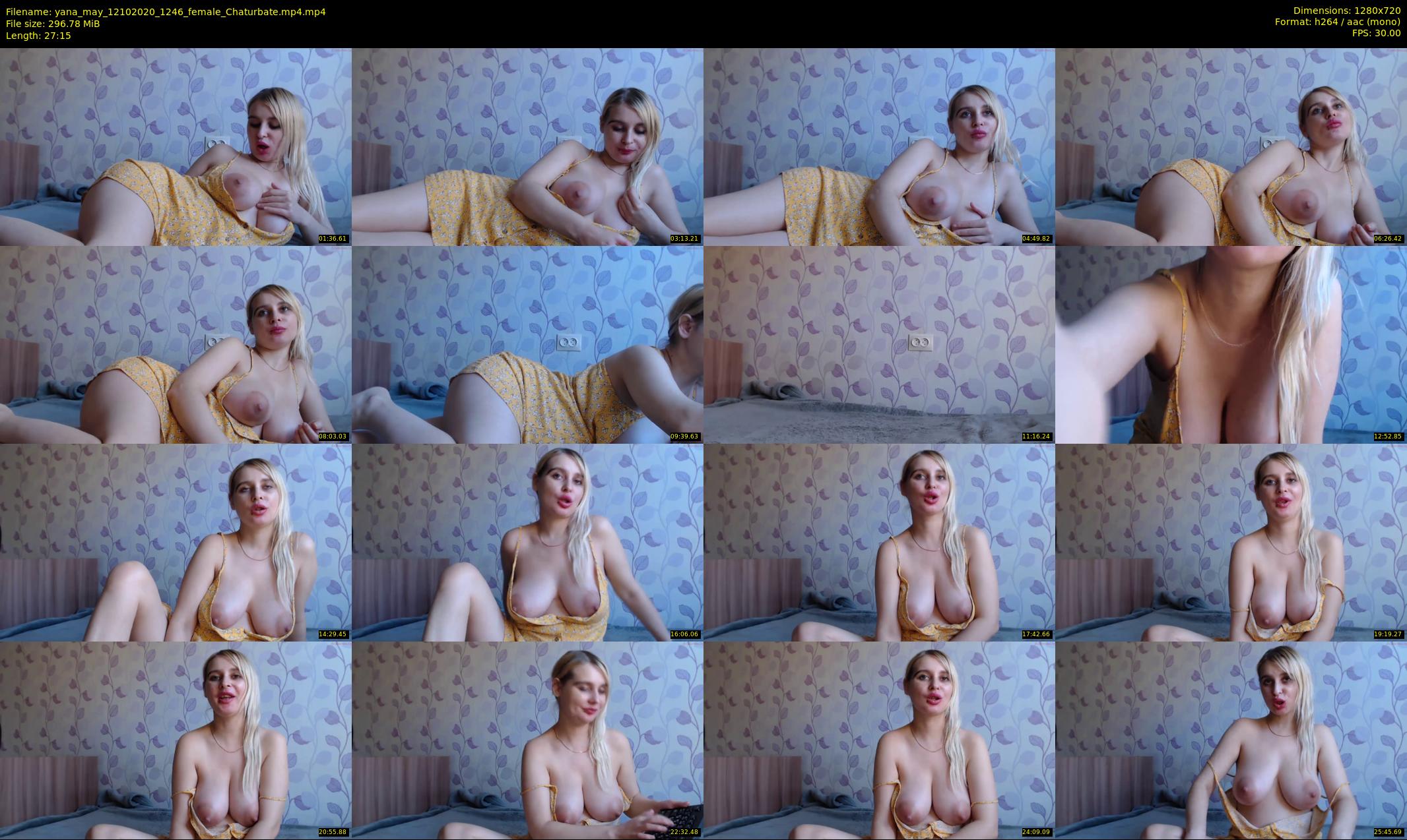 yana_may — 28 minute Chaturbate female cam show recording, 720p, Oct 12, 2020