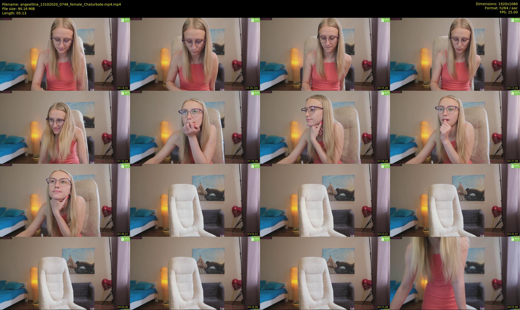 angeellina — 6 minute Chaturbate female cam show recording, 1080p, Oct 13, 2020