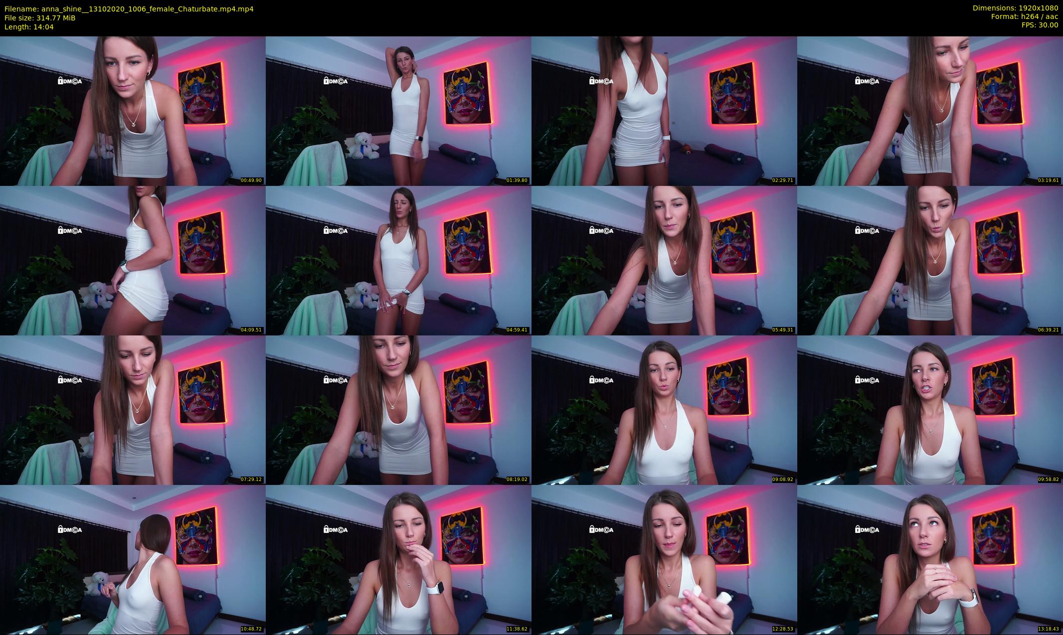 anna_shine_ — 15 minute Chaturbate female cam show recording, 1080p, Oct 13, 2020
