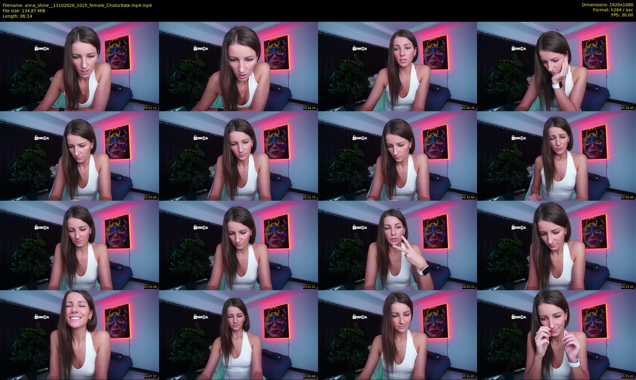 anna_shine_ — 7 minute Chaturbate female cam show recording, 1080p, Oct 13, 2020