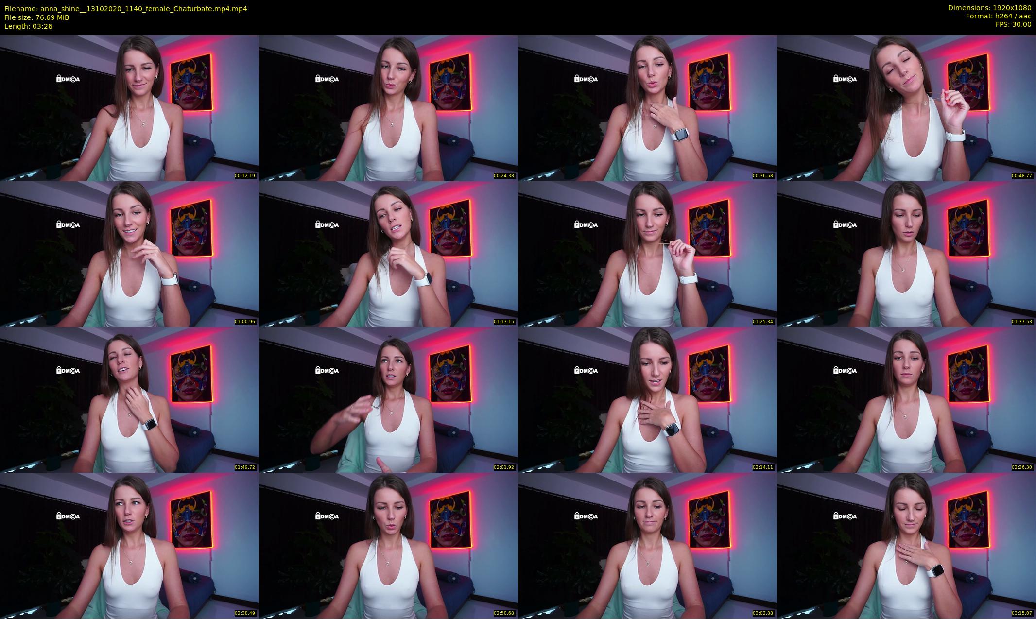 anna_shine_ — 4 minute Chaturbate female cam show recording, 1080p, Oct 13, 2020