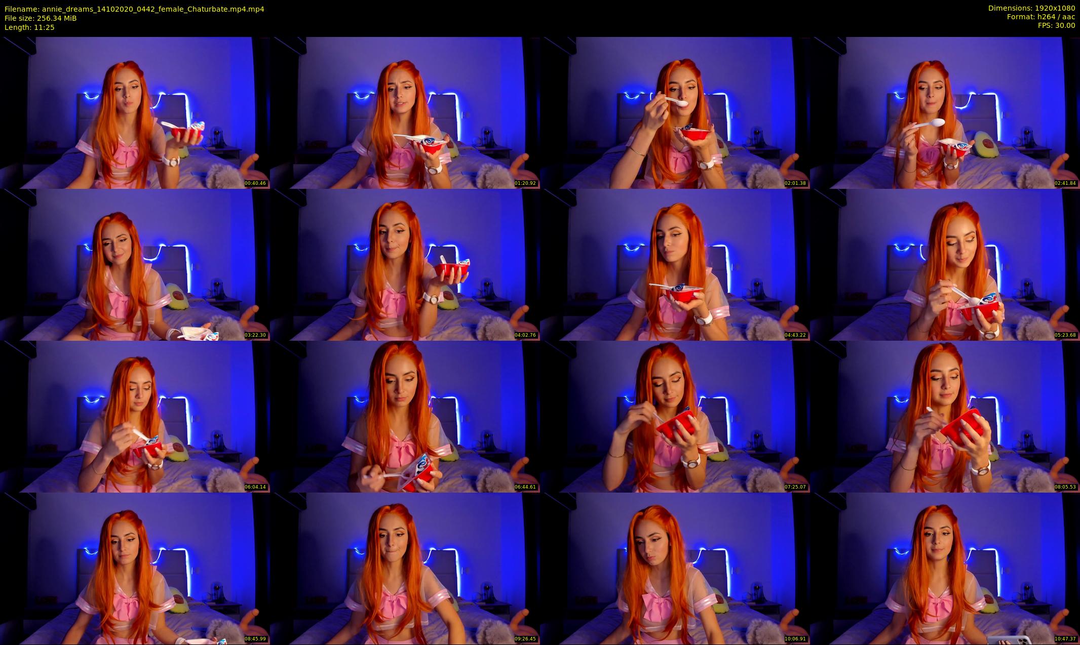 annie_dreams — 12 minute Chaturbate female cam show recording, 1080p, Oct 14, 2020