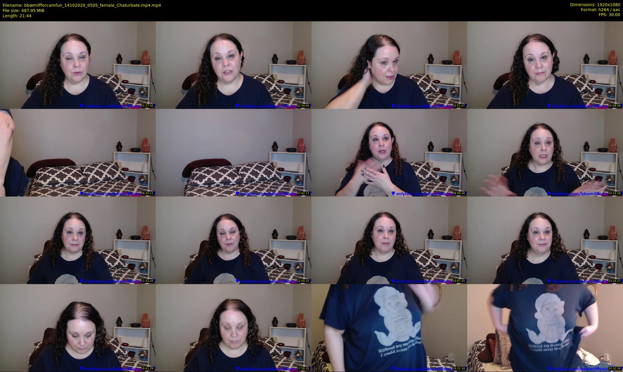 bbwmilfforcamfun — 22 minute Chaturbate female cam show recording, 1080p, Oct 14, 2020