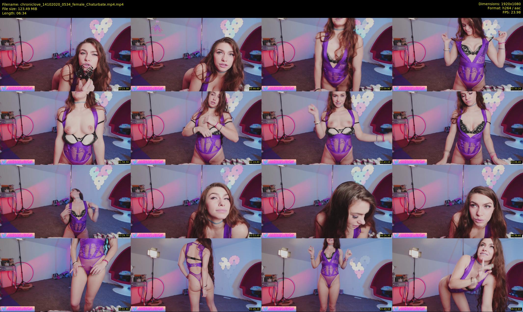 chroniclove — 7 minute Chaturbate female cam show recording, 1080p, Oct 14, 2020