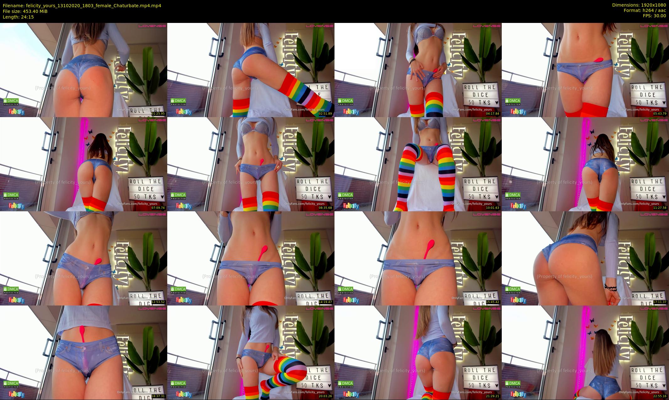 felicity_yours — 25 minute Chaturbate female cam show recording, 1080p, Oct 13, 2020