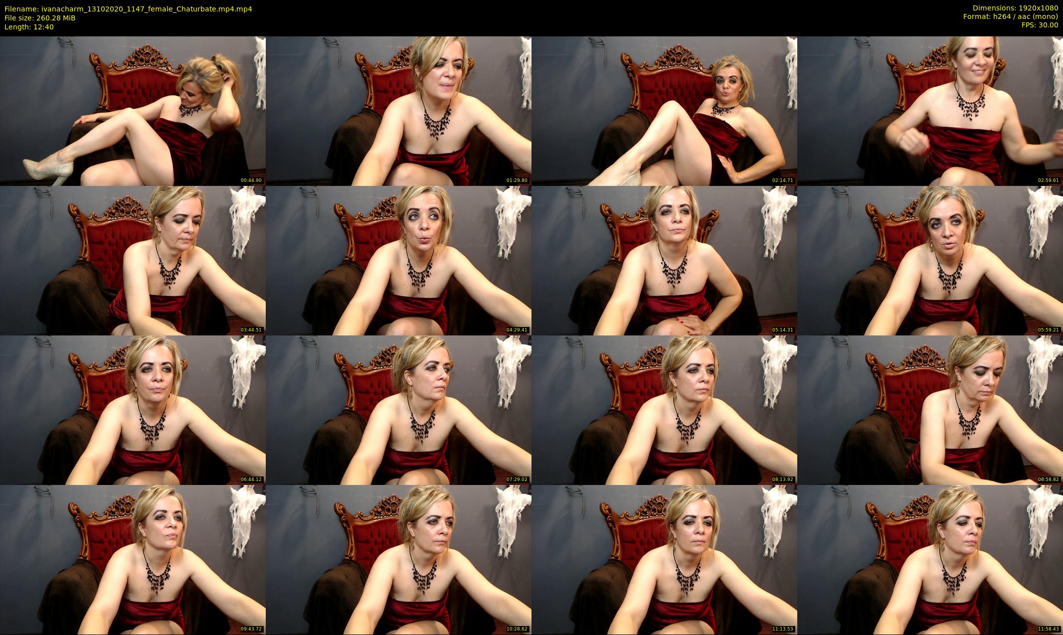 ivanacharm — 13 minute Chaturbate female cam show recording, 1080p, Oct 13, 2020