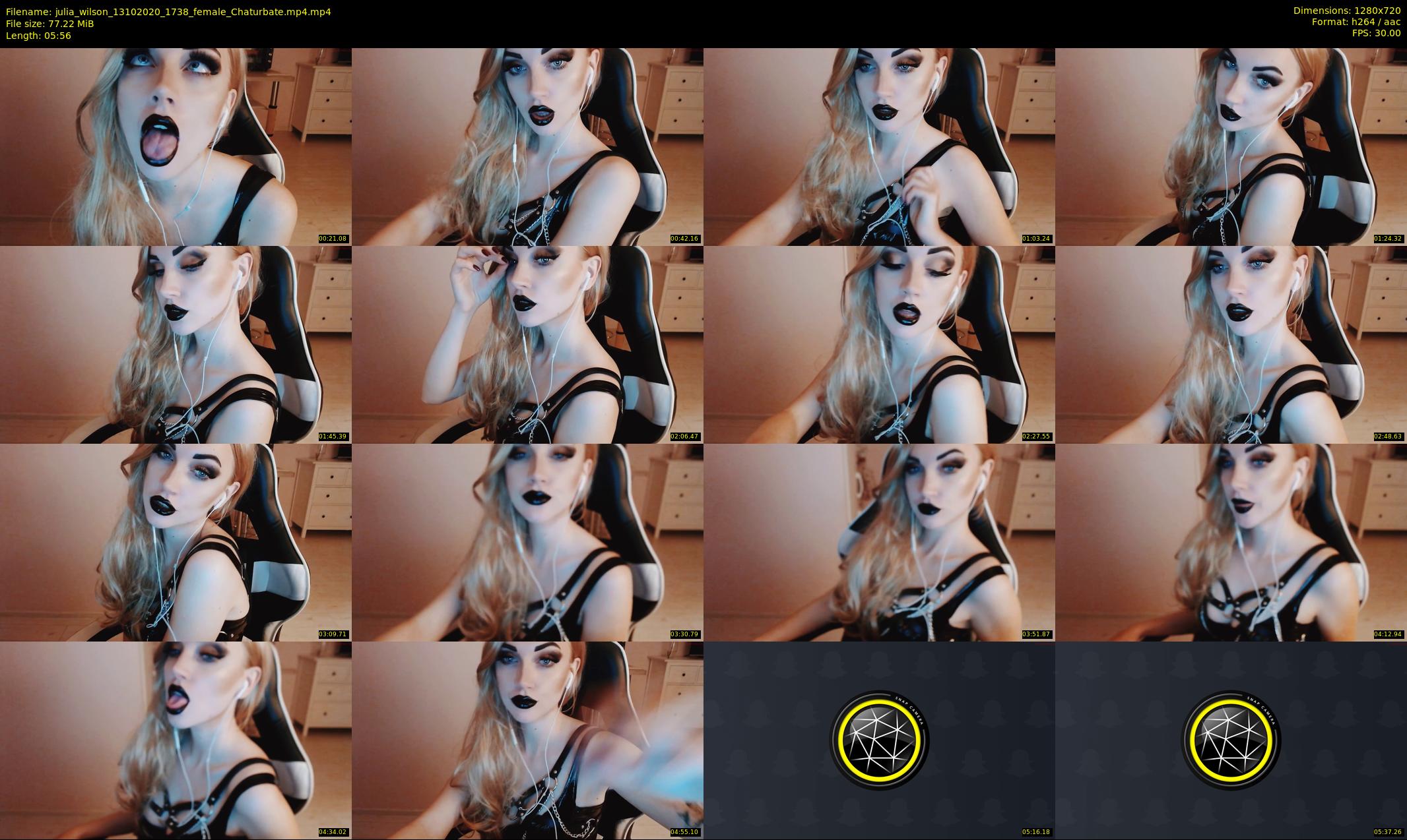 julia_wilson — 6 minute Chaturbate female cam show recording, 720p, Oct 13, 2020