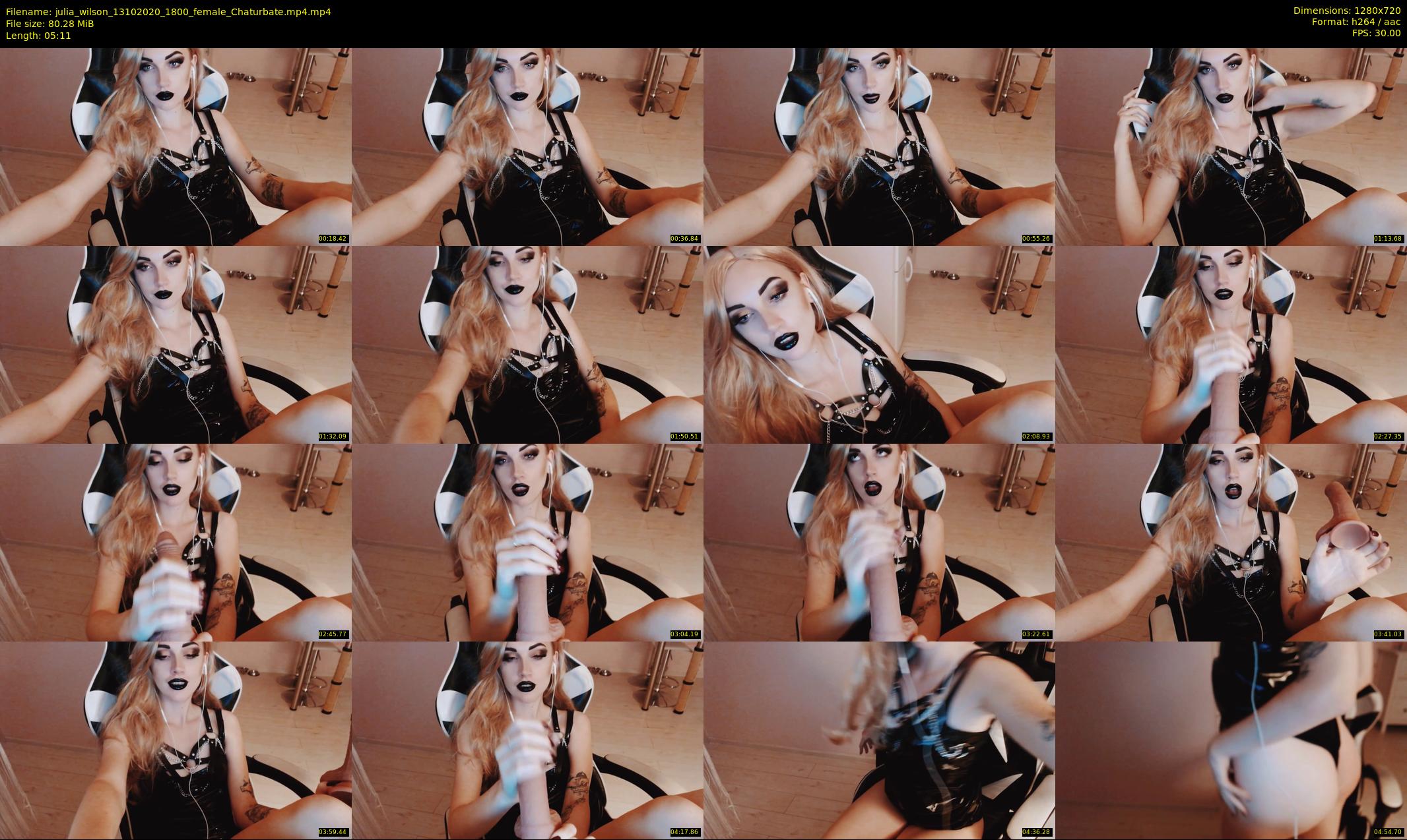 julia_wilson — 6 minute Chaturbate female cam show recording, 720p, Oct 13, 2020