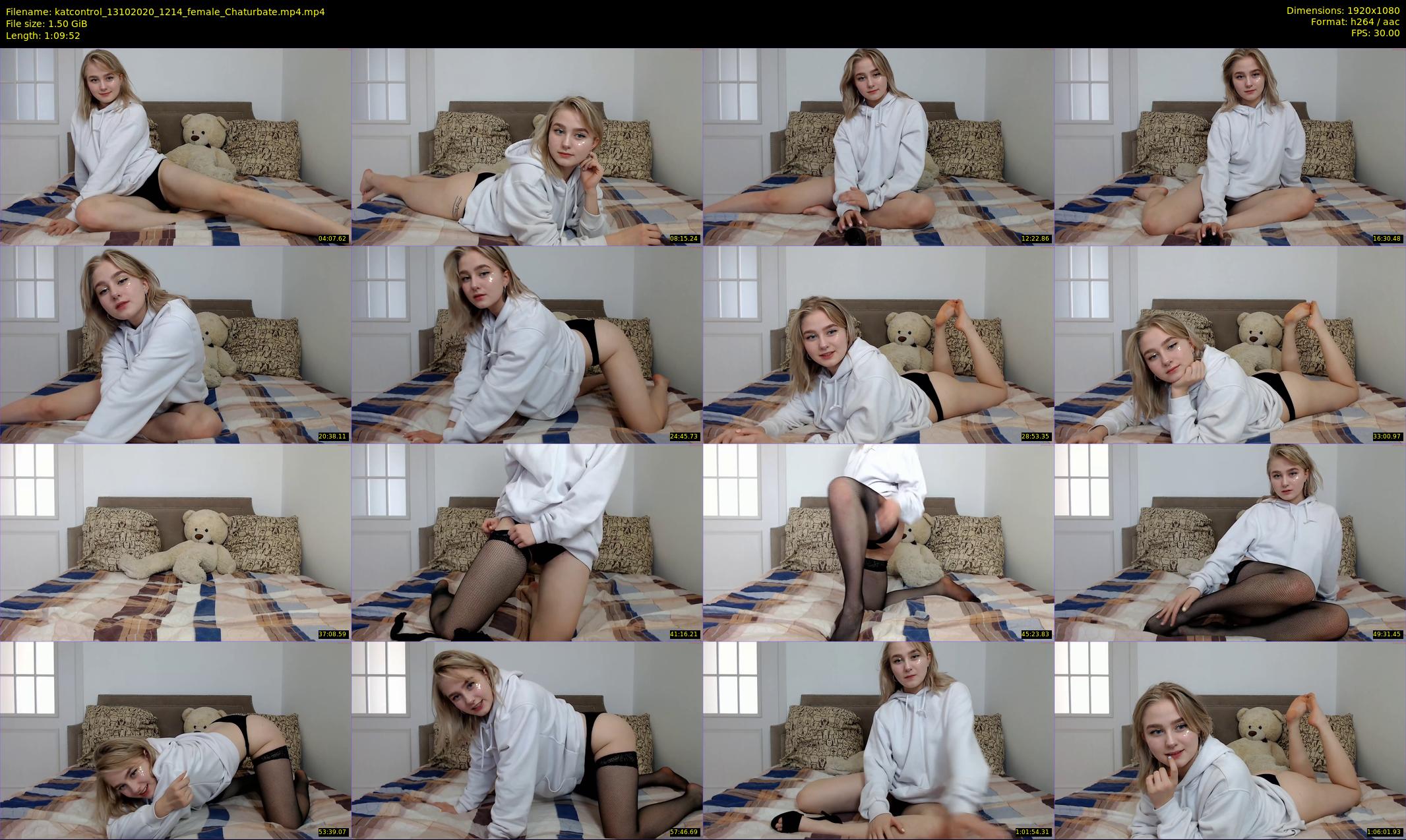 katcontrol — 70 minute Chaturbate female cam show recording, 1080p, Oct 13, 2020