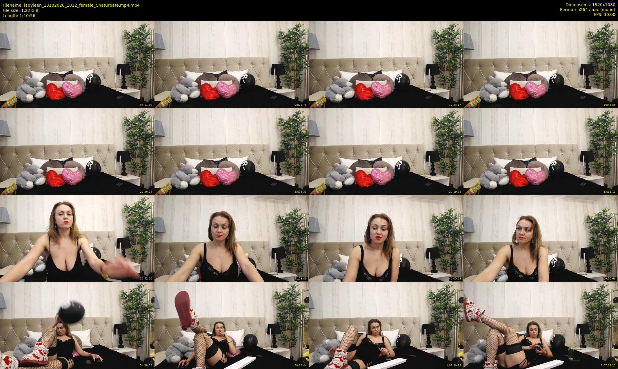 ladyjeen — 71 minute Chaturbate female cam show recording, 1080p, Oct 13, 2020