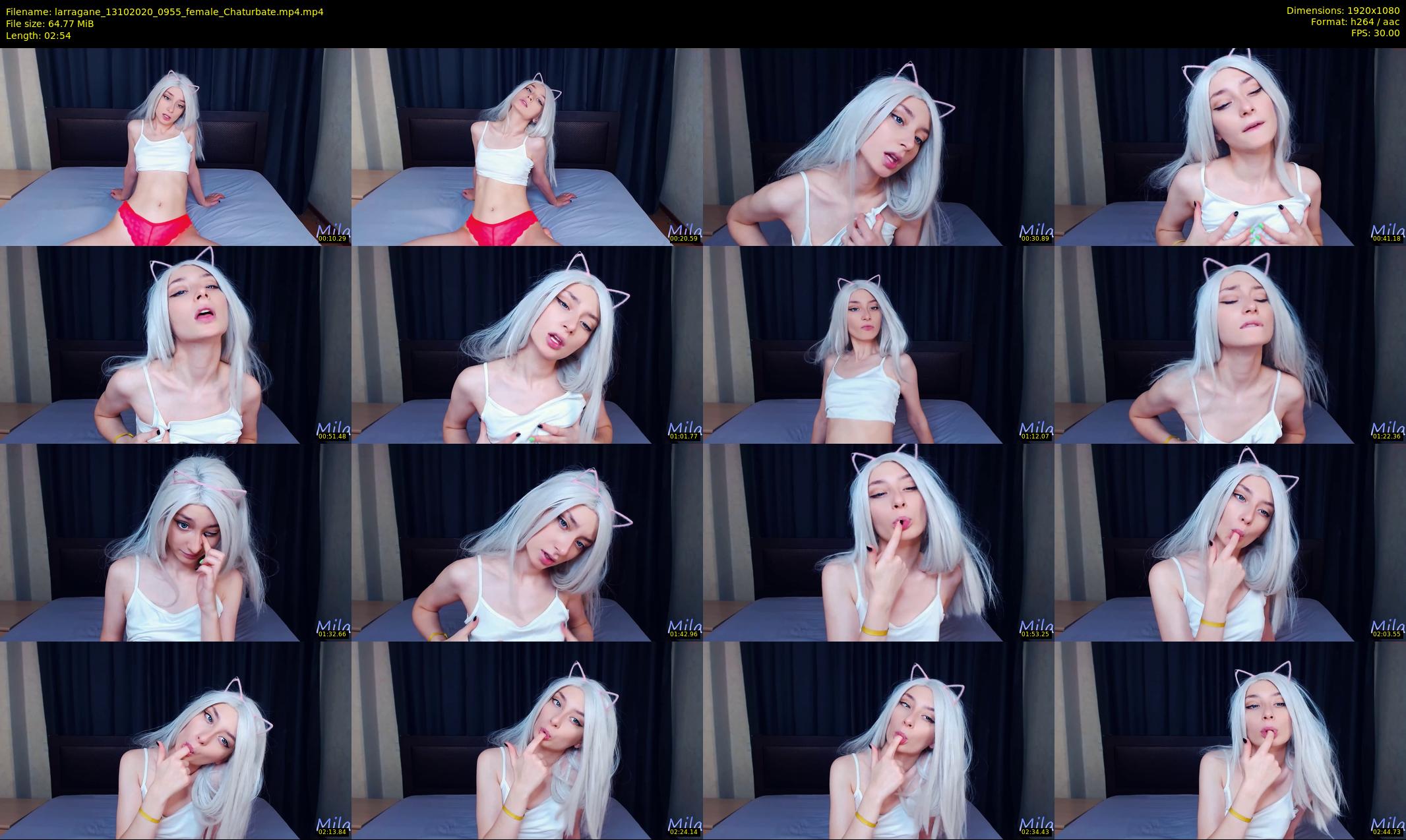 larragane — 3 minute Chaturbate couple cam show recording, 1080p, Oct 13, 2020