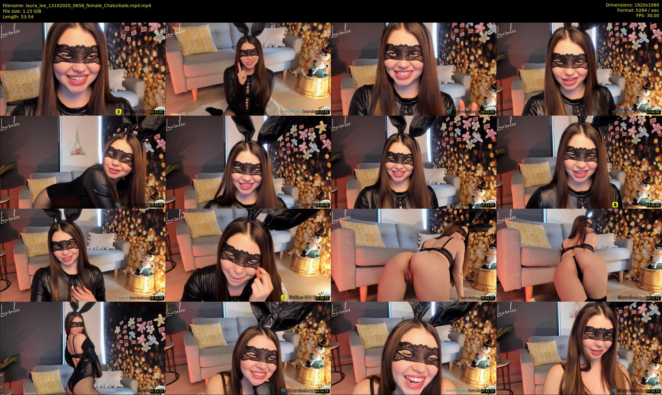 laura_lee — 54 minute Chaturbate female cam show recording, 1080p, Oct 13, 2020