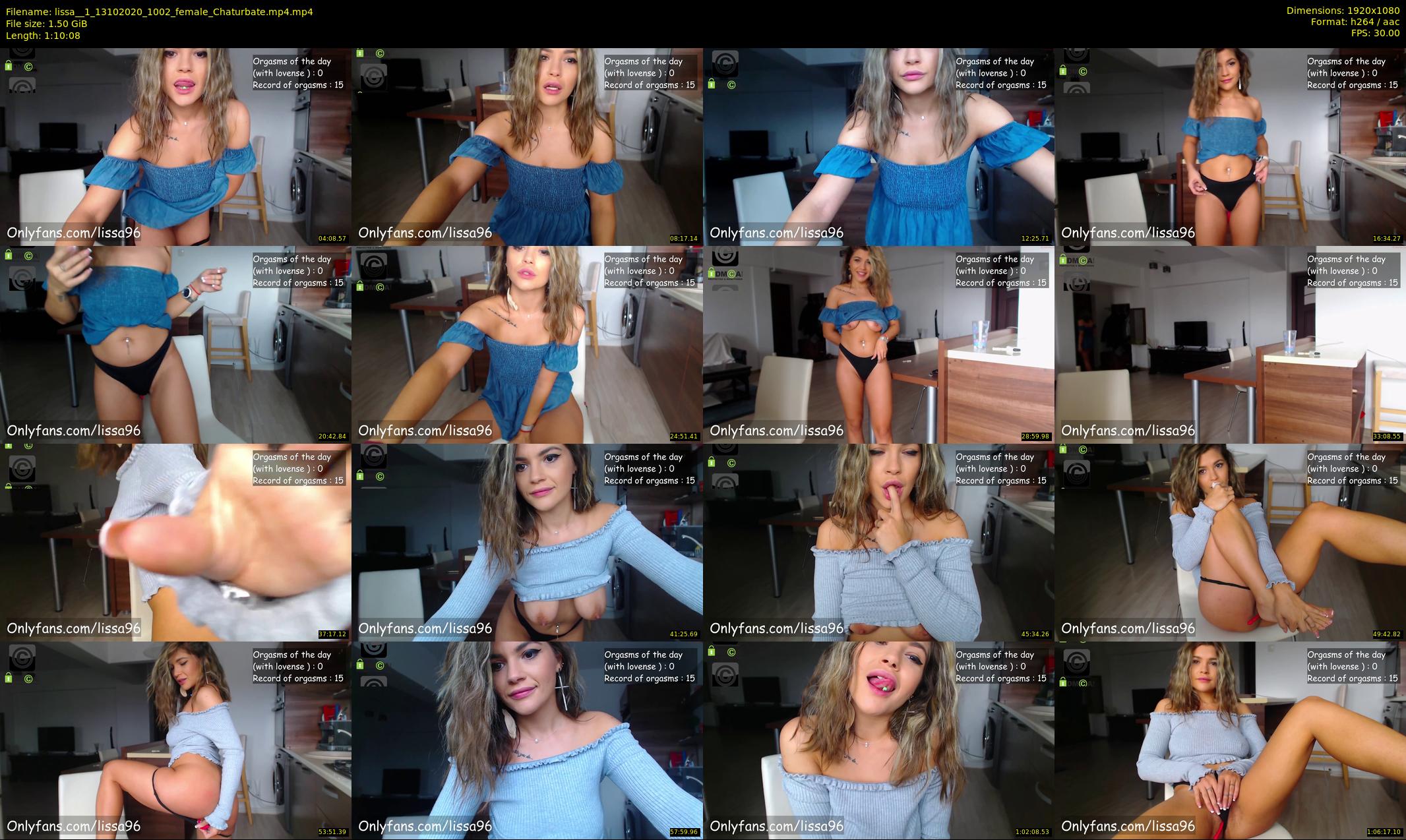 lissa__1 — 71 minute Chaturbate female cam show recording, 1080p, Oct 13, 2020