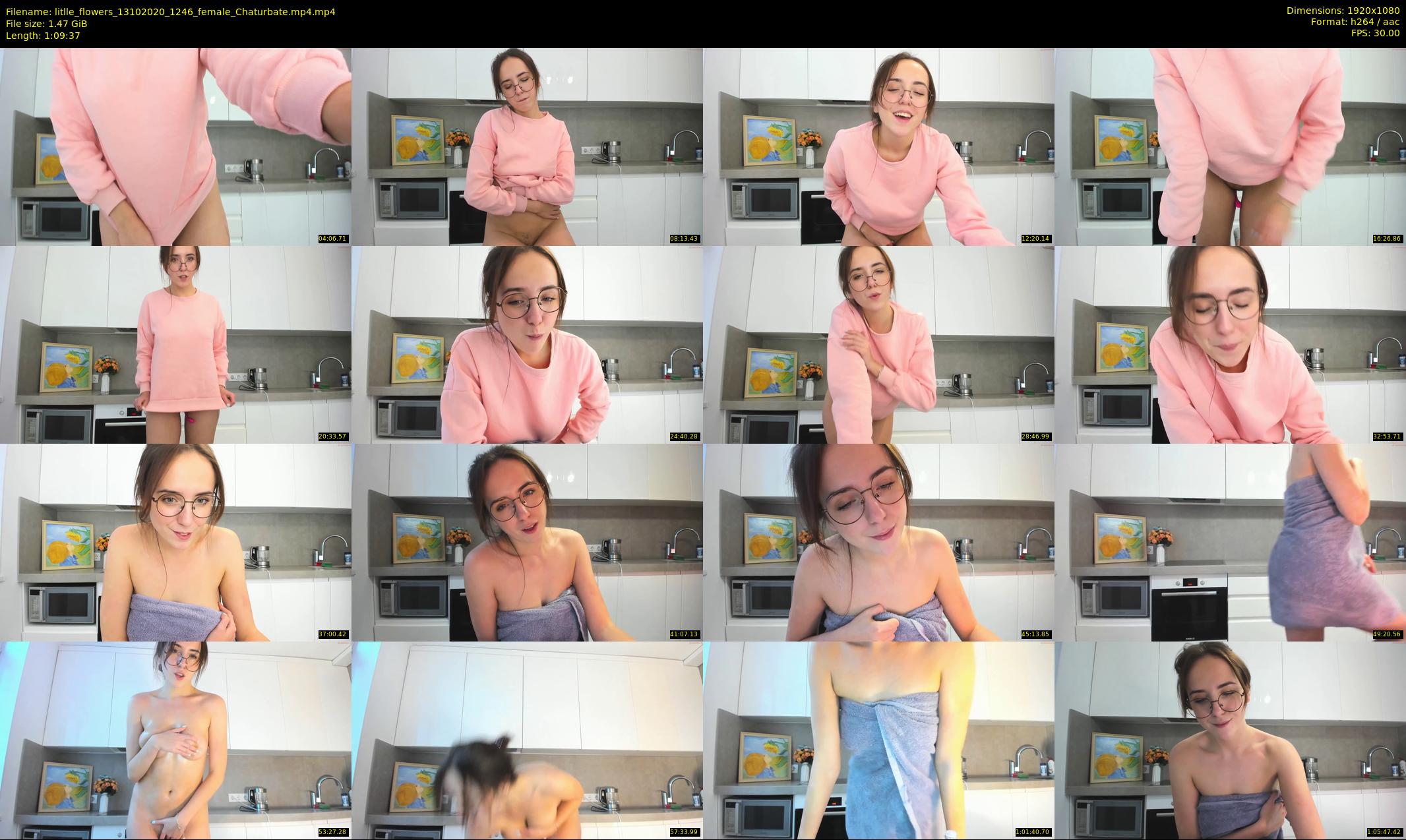 litlle_flowers — 70 minute Chaturbate female cam show recording, 1080p, Oct 13, 2020