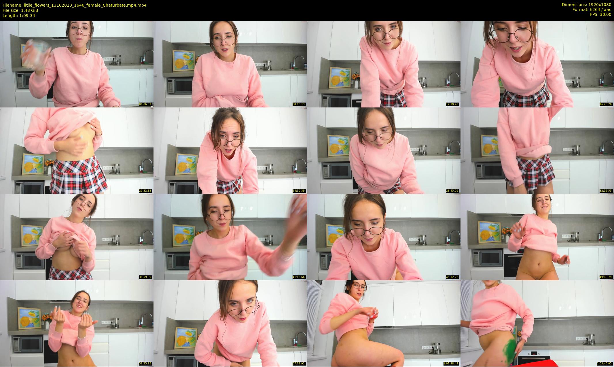 litlle_flowers — 70 minute Chaturbate female cam show recording, 1080p, Oct 13, 2020
