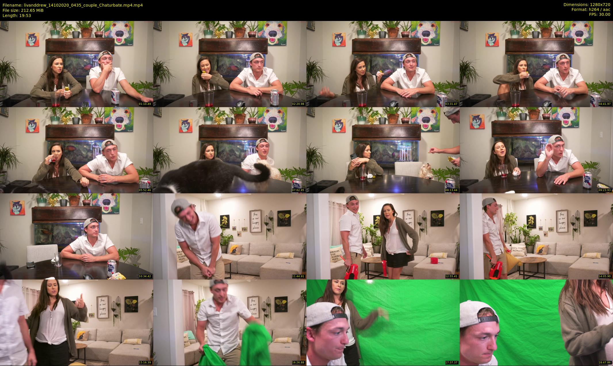 livanddrew — 20 minute Chaturbate couple cam show recording, 720p, Oct 14, 2020