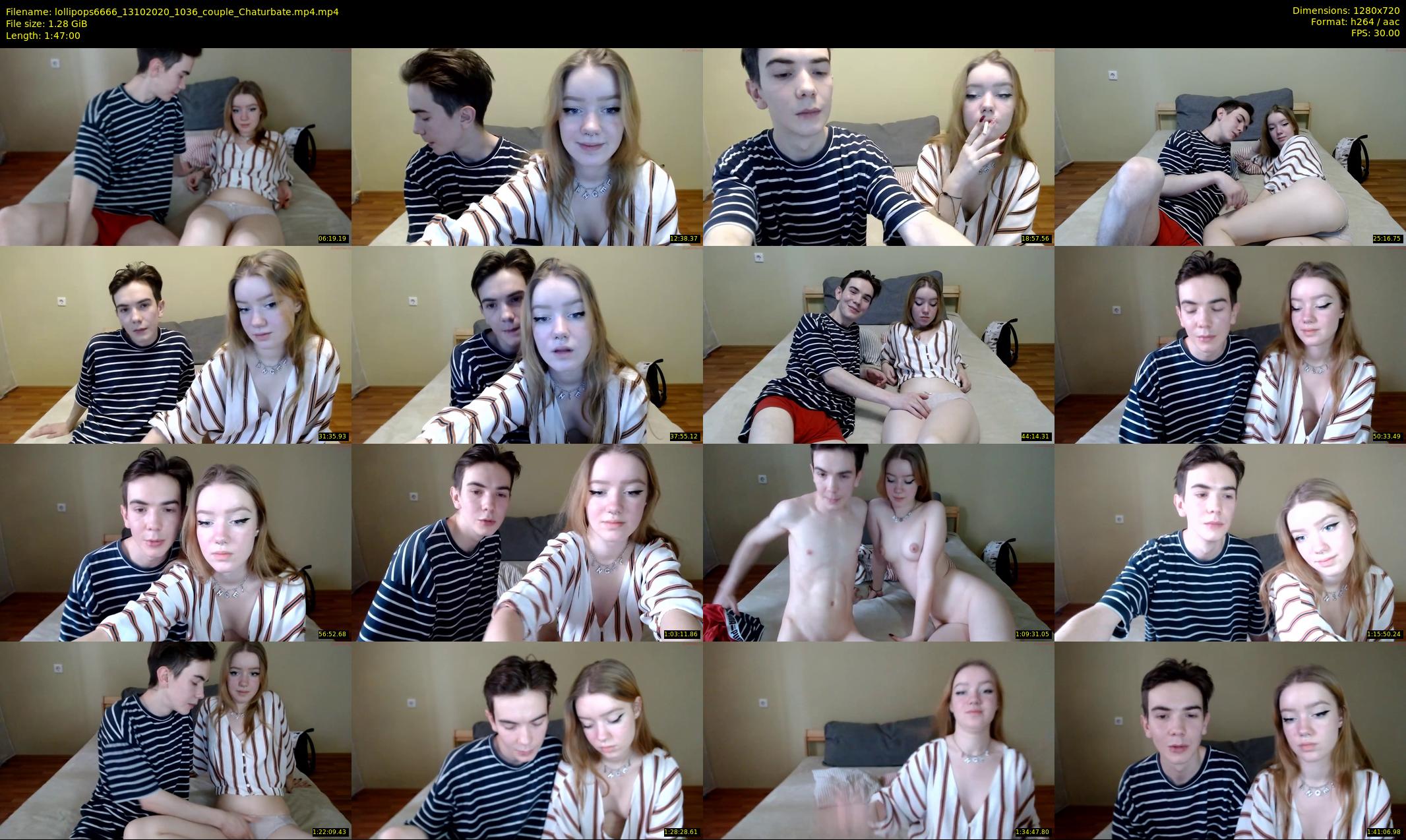 lollipops6666 — 107 minute Chaturbate couple cam show recording, 720p, Oct 13, 2020