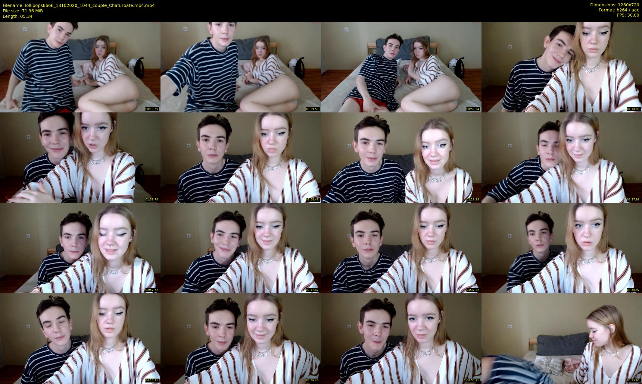 lollipops6666 — 6 minute Chaturbate couple cam show recording, 720p, Oct 13, 2020