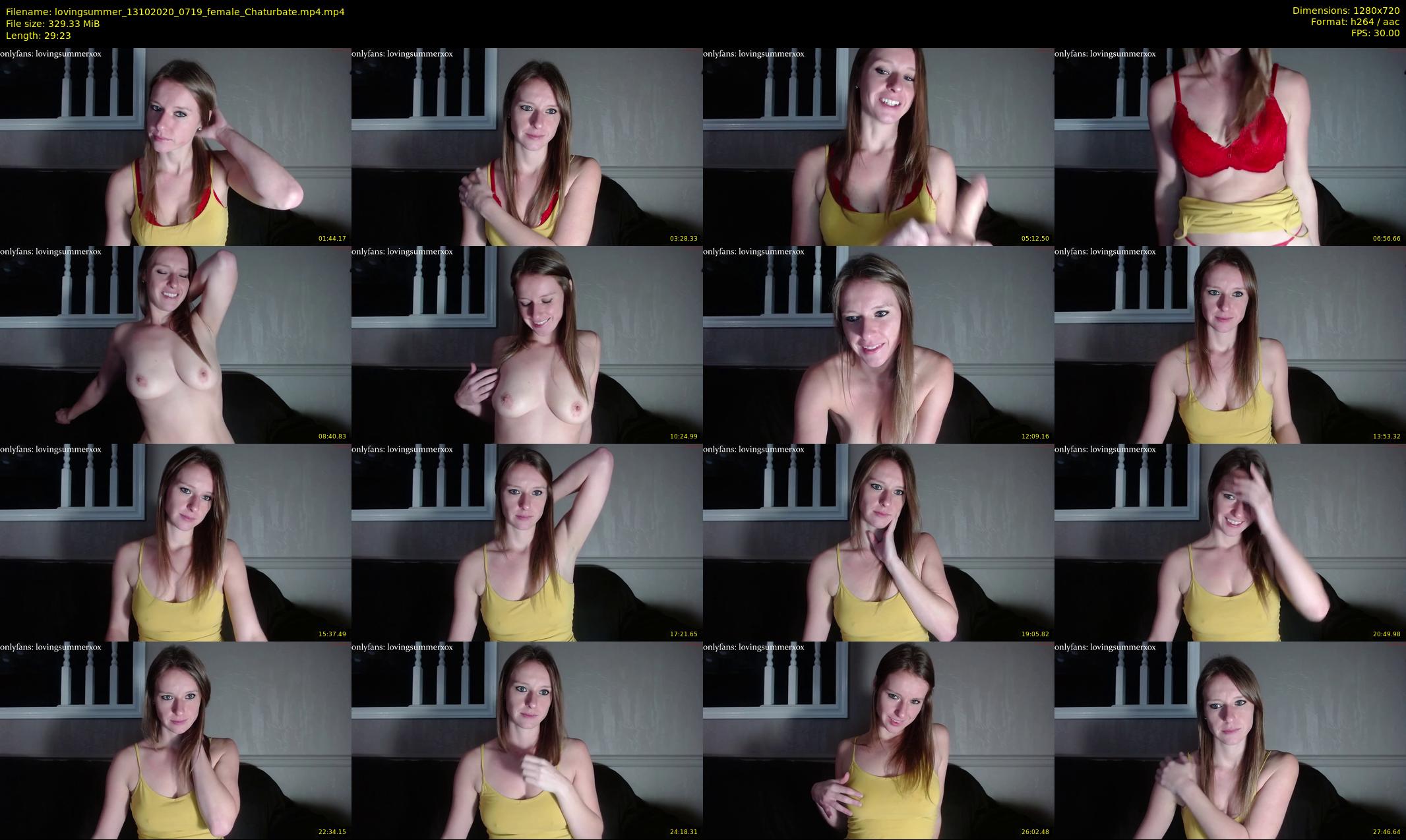 lovingsummer — 30 minute Chaturbate female cam show recording, 720p, Oct 13, 2020