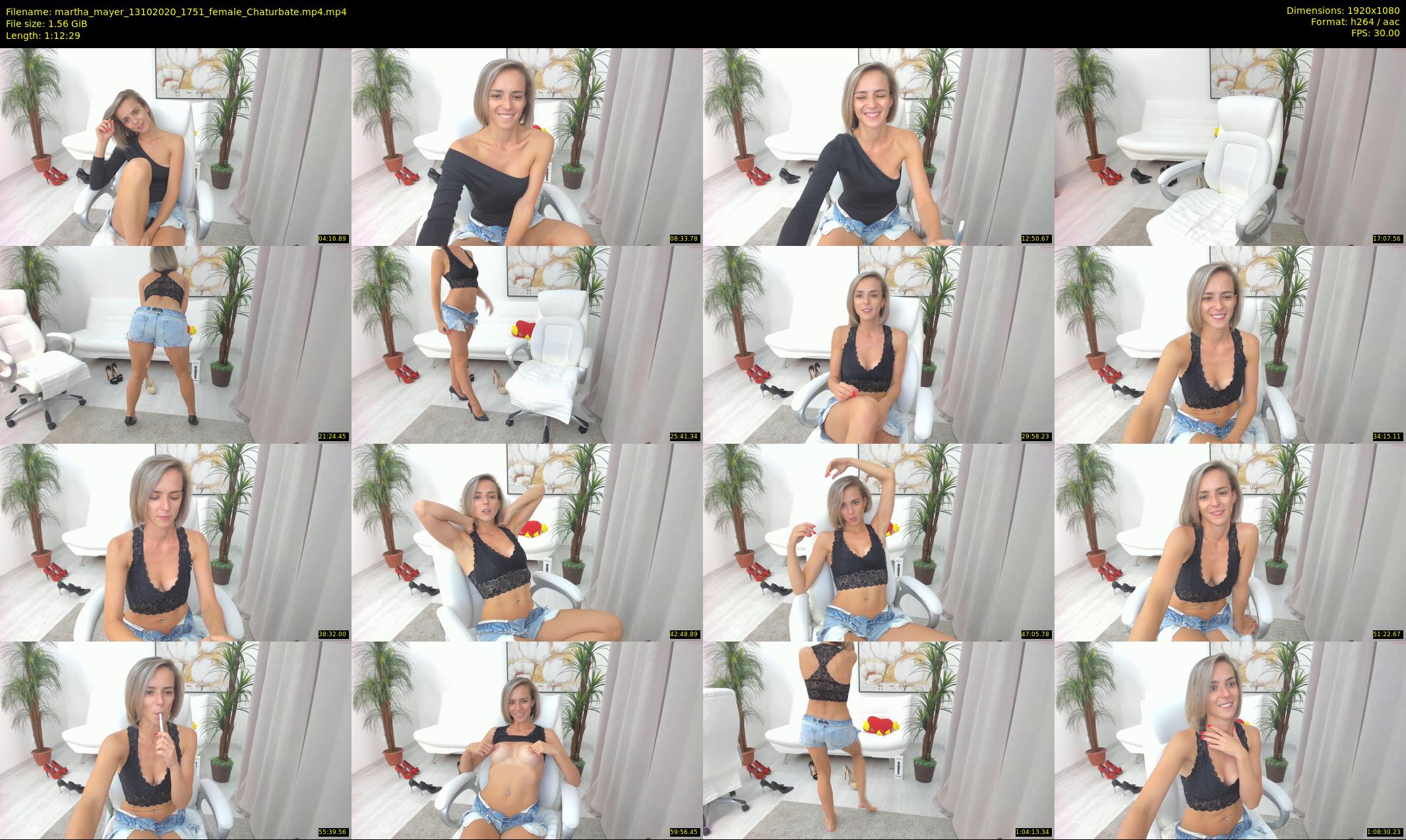martha_mayer — 73 minute Chaturbate female cam show recording, 1080p, Oct 13, 2020