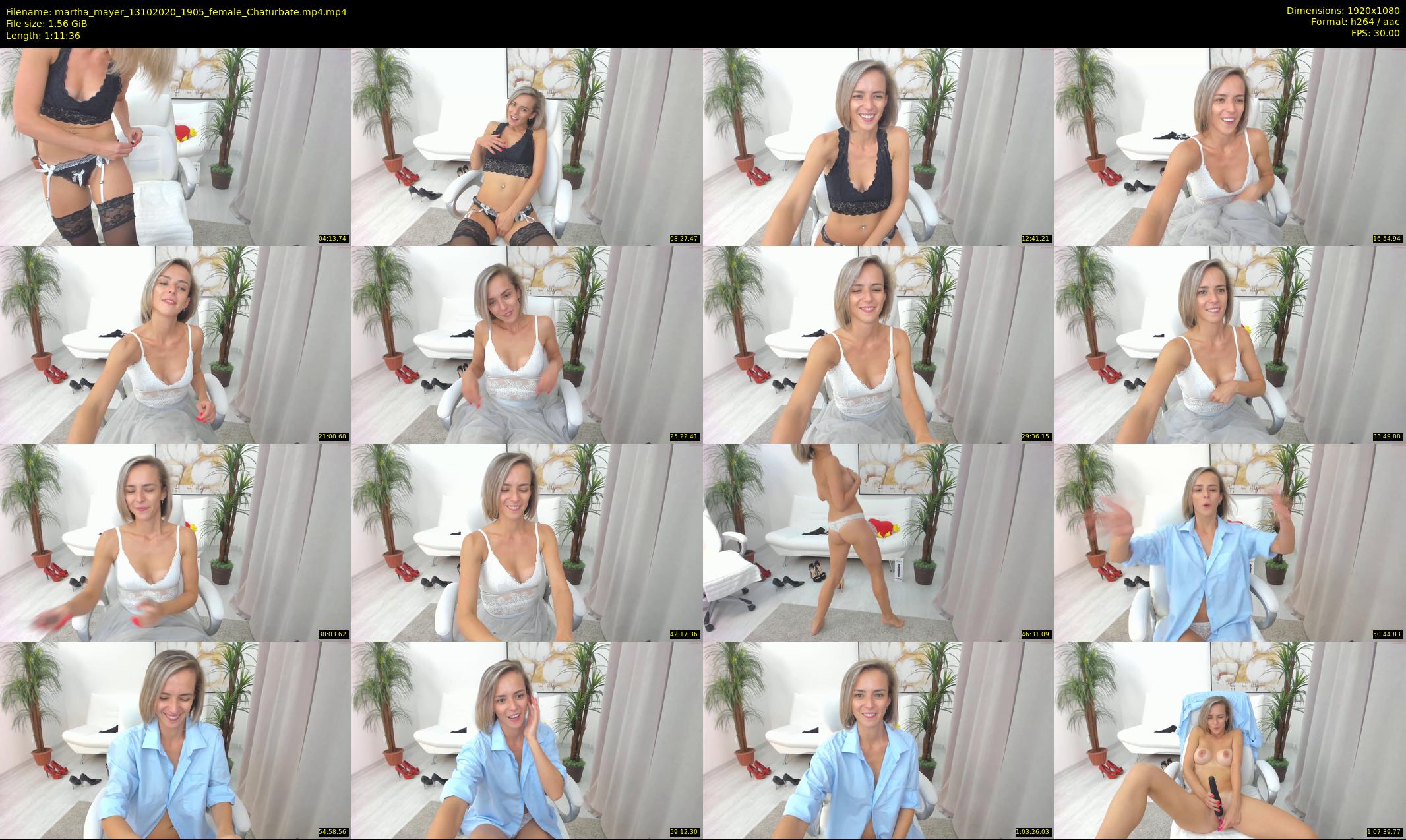 martha_mayer — 72 minute Chaturbate female cam show recording, 1080p, Oct 13, 2020
