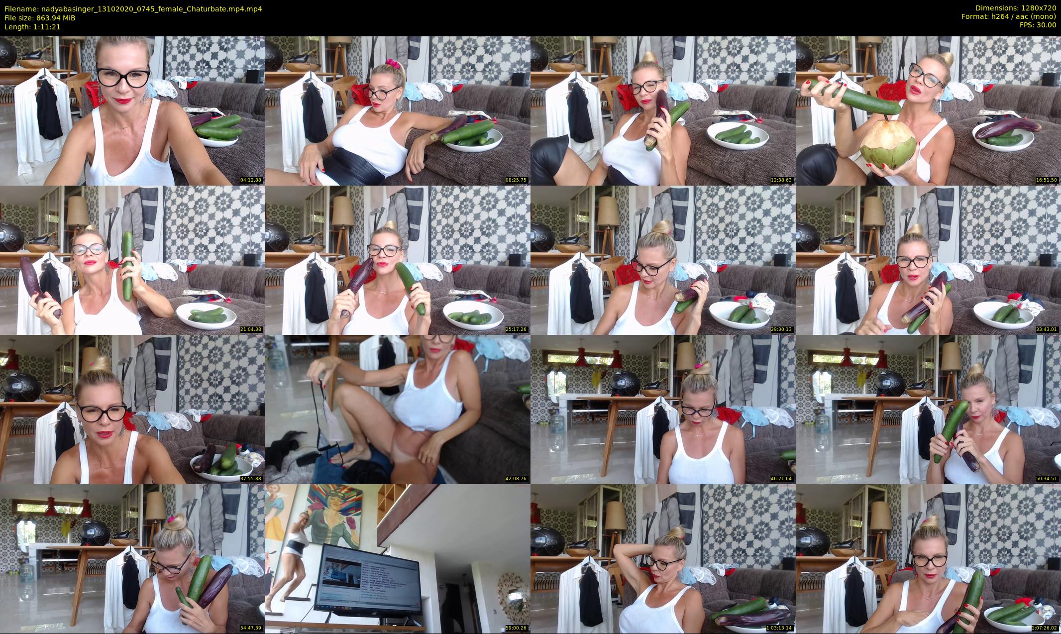 nadyabasinger — 72 minute Chaturbate female cam show recording, 720p, Oct 13, 2020