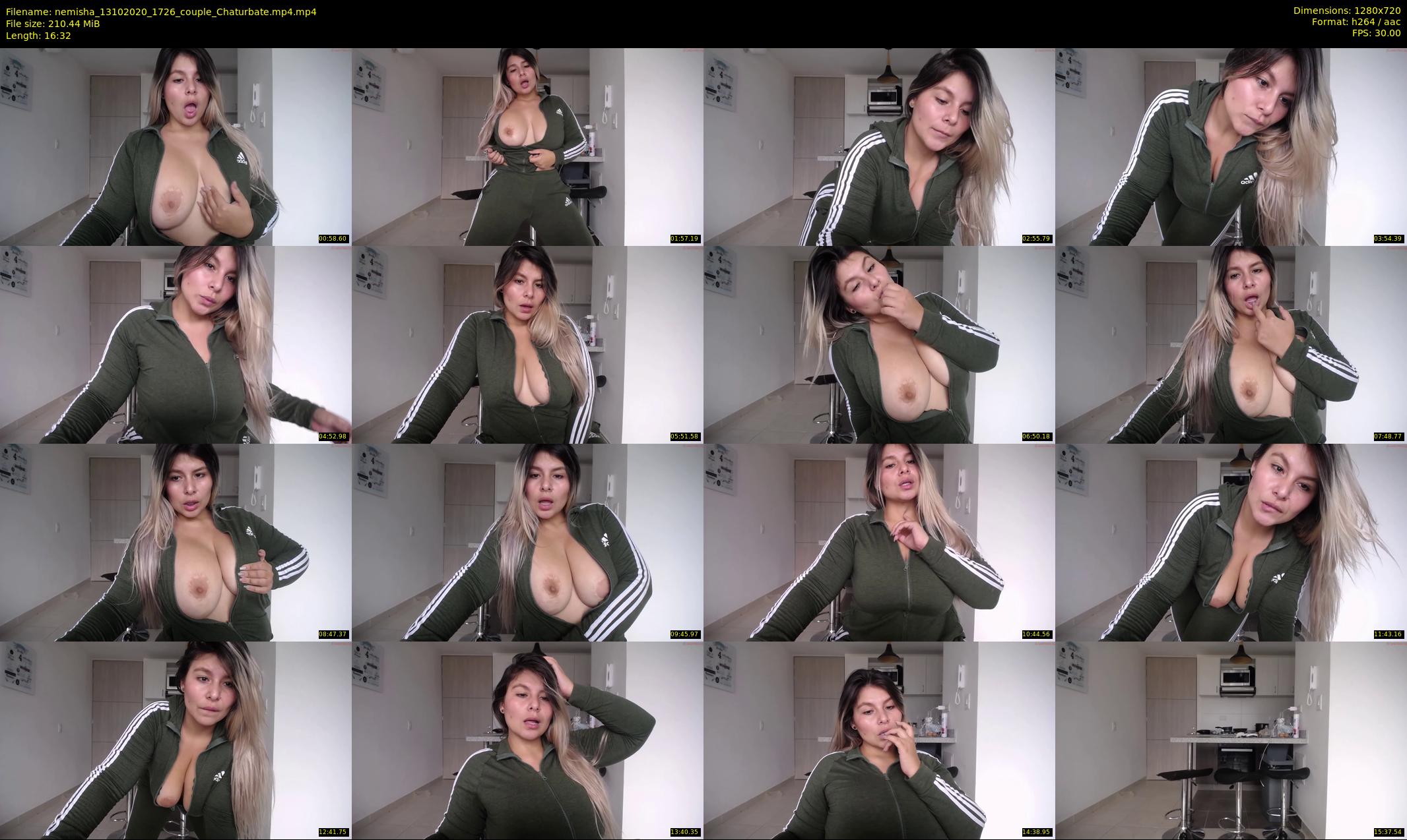 nemisha — 17 minute Chaturbate female cam show recording, 720p, Oct 13, 2020