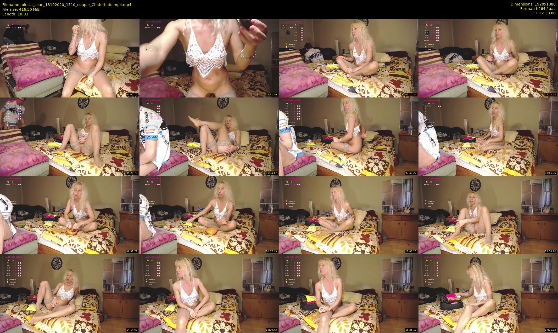 olesia_sean — 19 minute Chaturbate couple cam show recording, 1080p, Oct 13, 2020