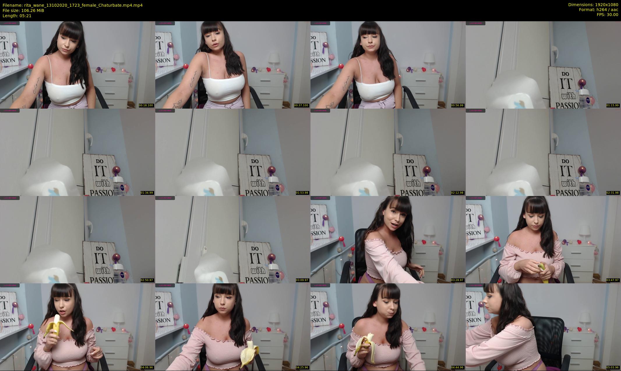 rita_wane — 6 minute Chaturbate female cam show recording, 1080p, Oct 13, 2020