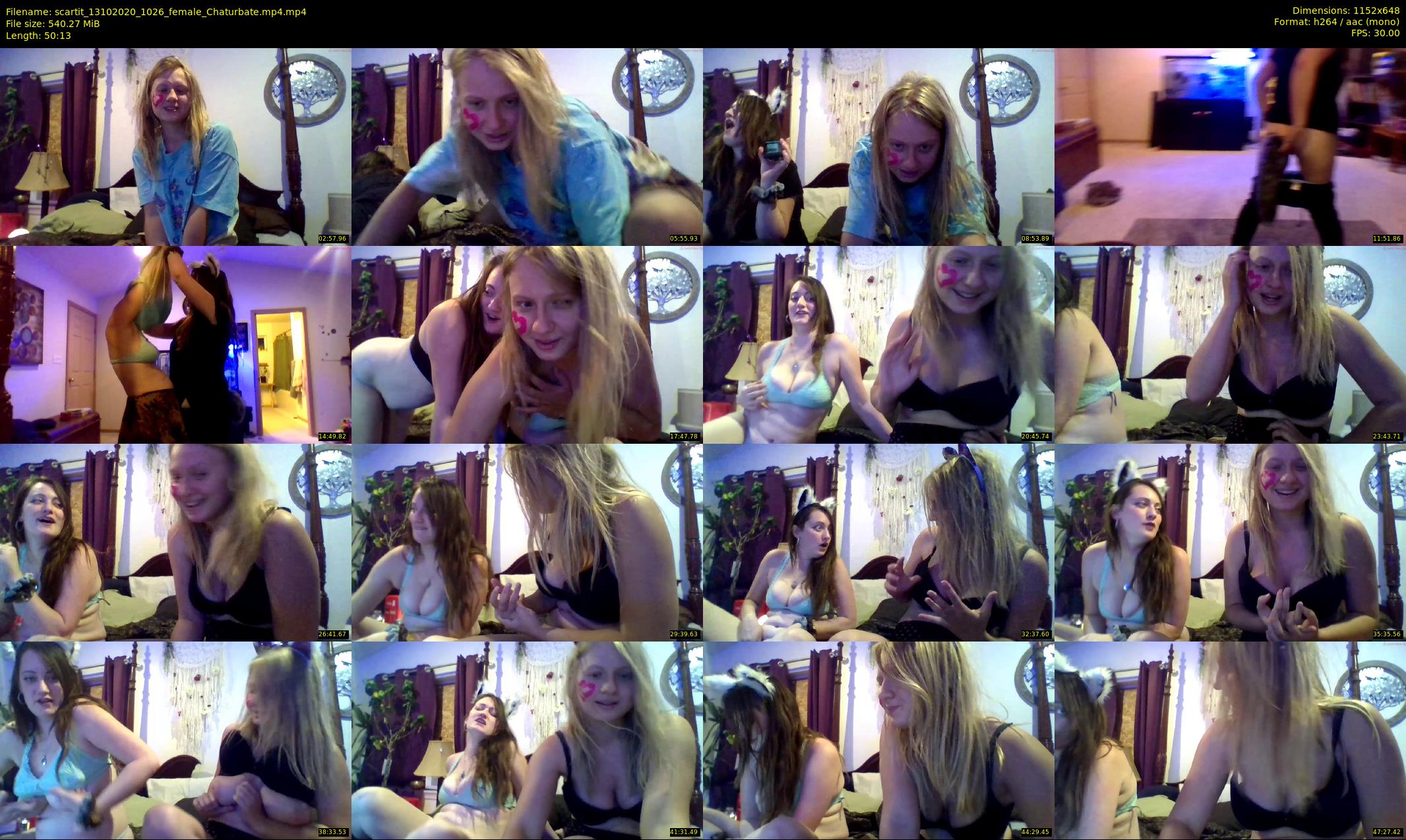 scartit — 51 minute Chaturbate female cam show recording, 480p, Oct 13, 2020