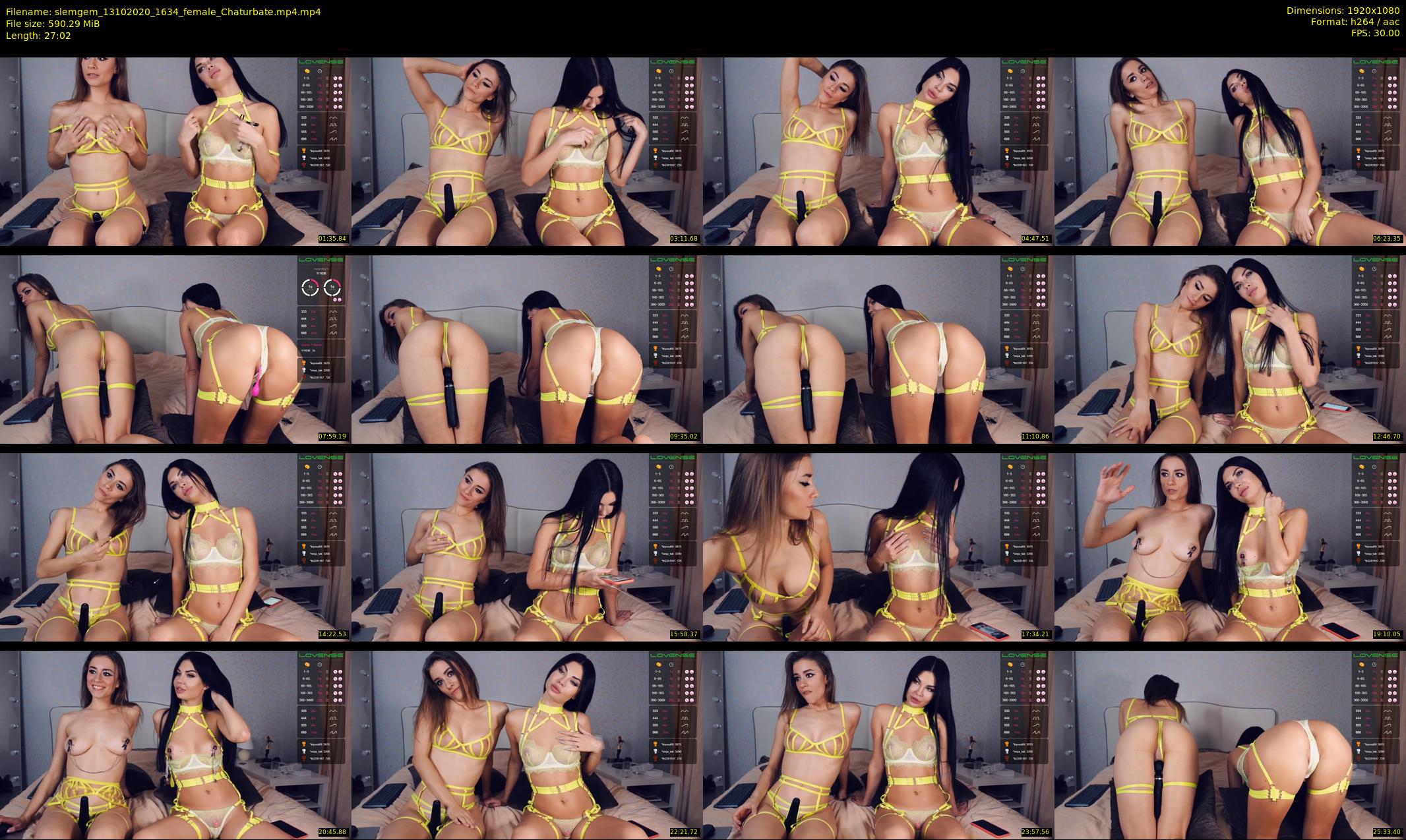 slemgem — 28 minute Chaturbate couple cam show recording, 1080p, Oct 13, 2020