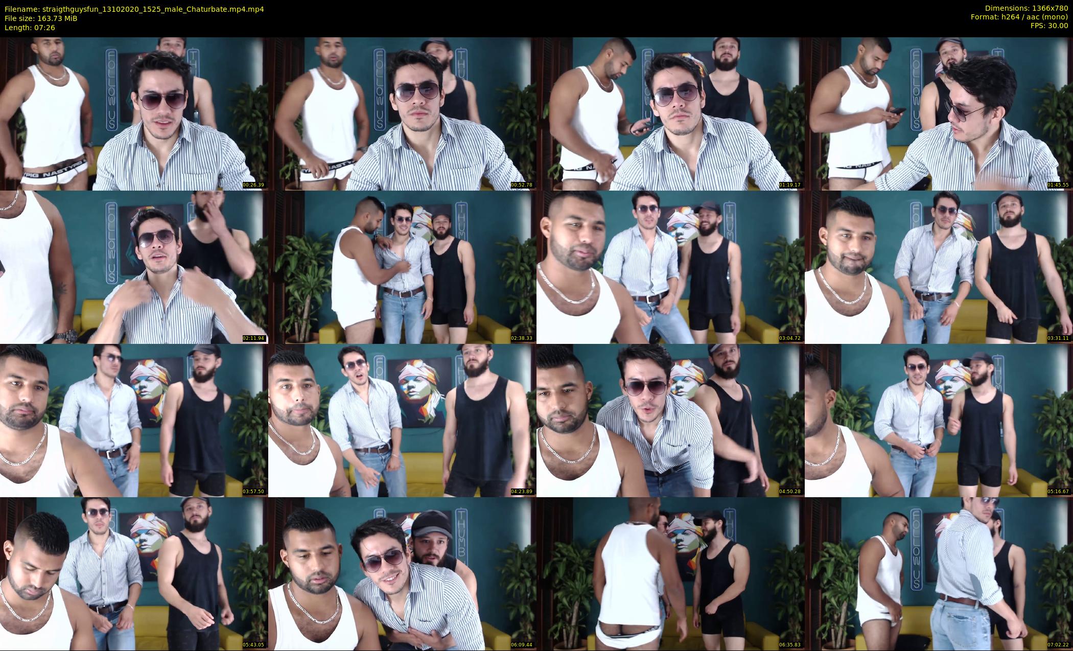 straigthguysfun — 8 minute Chaturbate male cam show recording, 720p, Oct 13, 2020