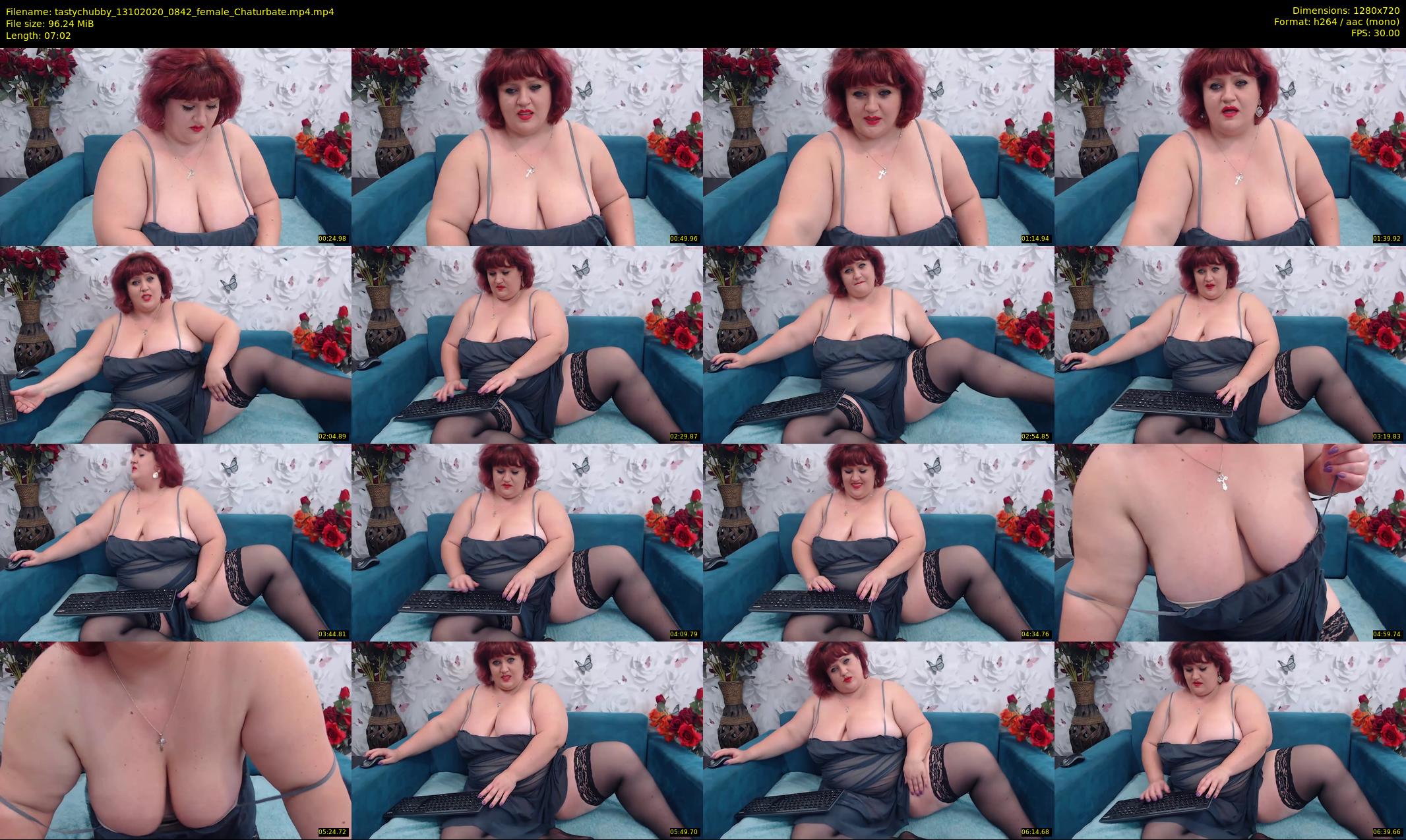 tastychubby — 8 minute Chaturbate female cam show recording, 720p, Oct 13, 2020