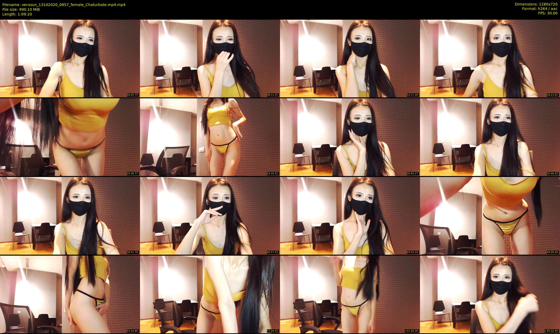 verasun — 70 minute Chaturbate female cam show recording, 720p, Oct 13, 2020
