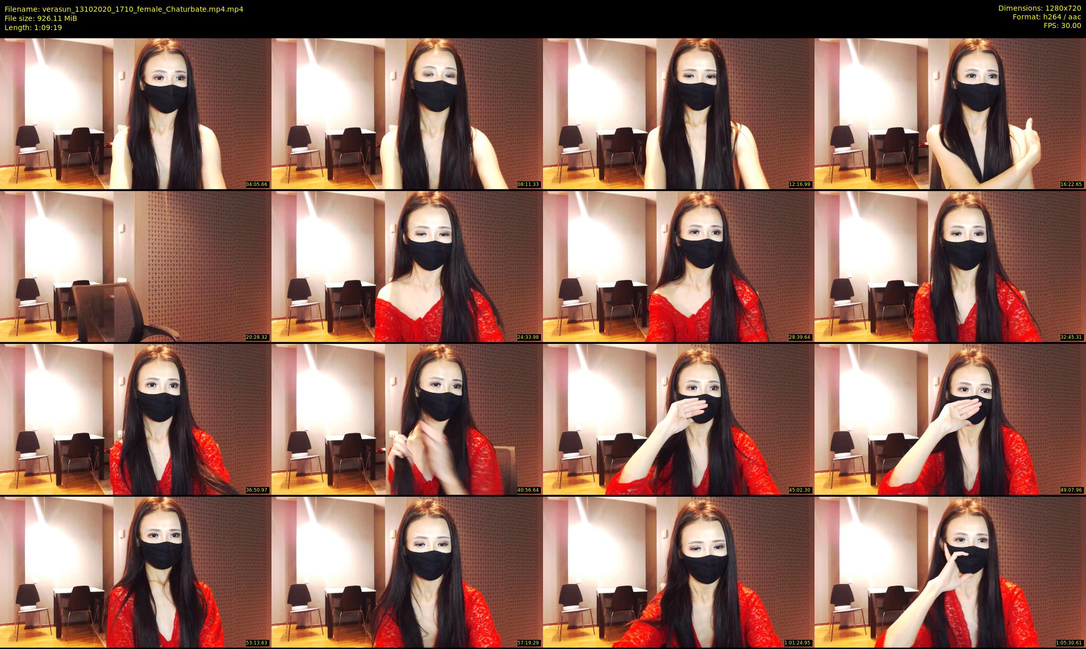 verasun — 70 minute Chaturbate female cam show recording, 720p, Oct 13, 2020