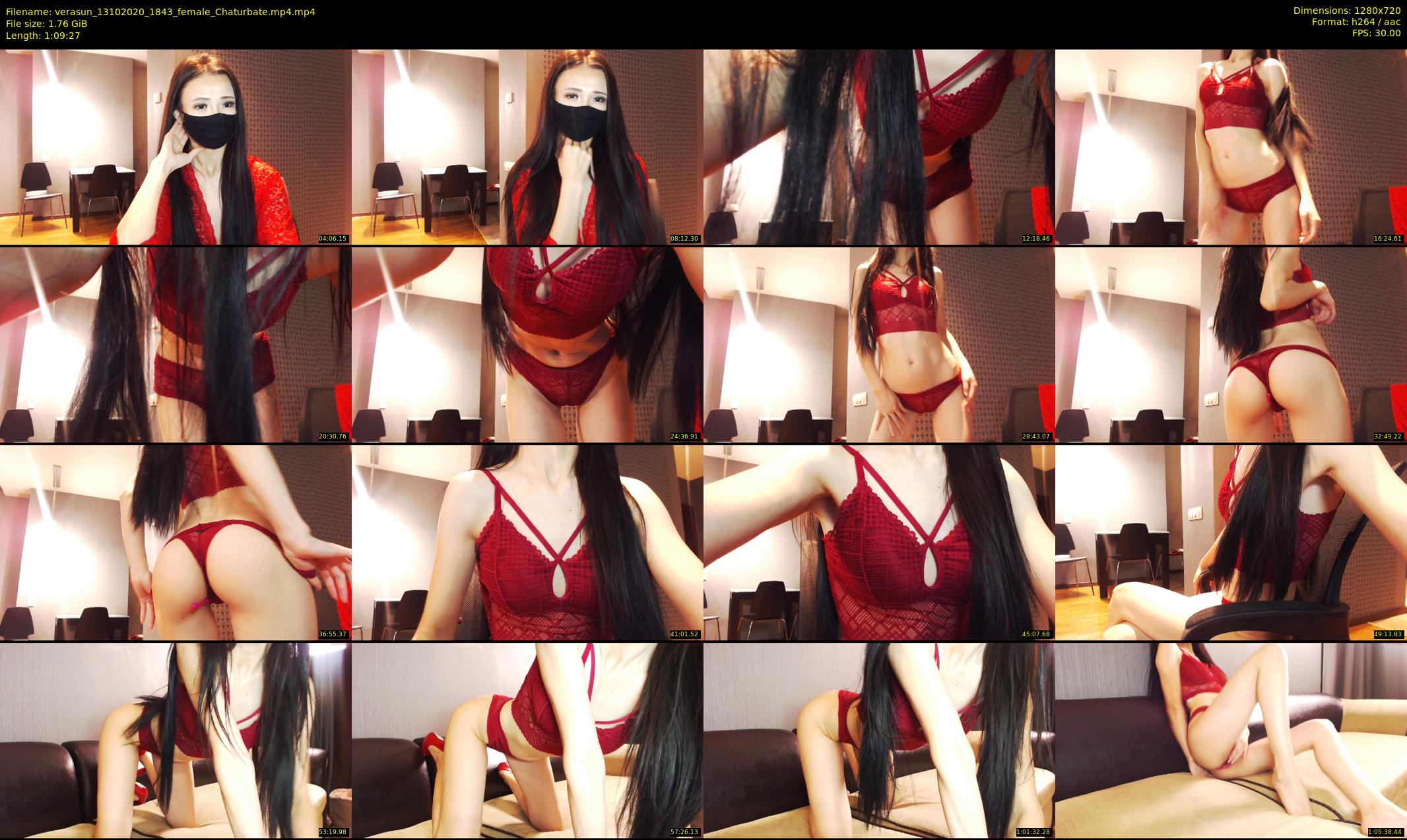 verasun — 70 minute Chaturbate female cam show recording, 720p, Oct 13, 2020