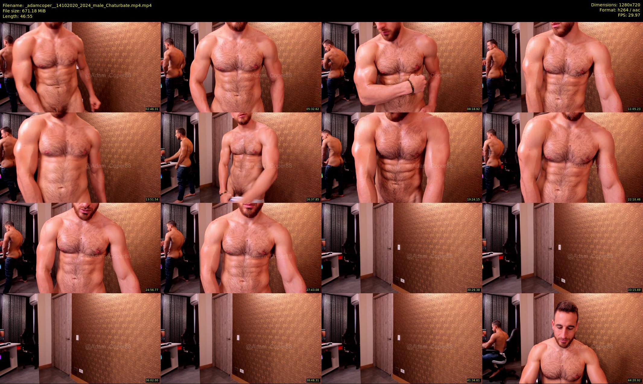 _adamcoper_ — 47 minute Chaturbate male cam show recording, 720p, Oct 14, 2020