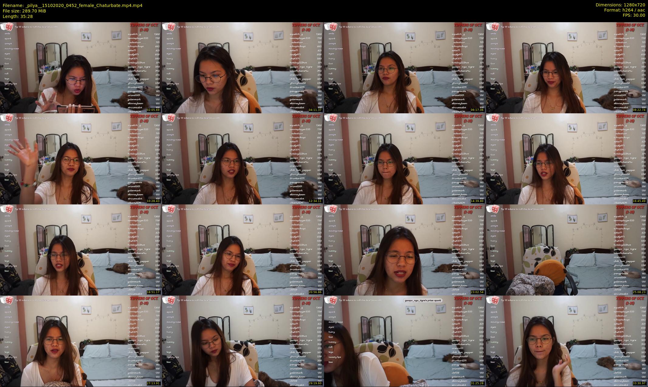 _pilya_ — 36 minute Chaturbate female cam show recording, 720p, Oct 15, 2020