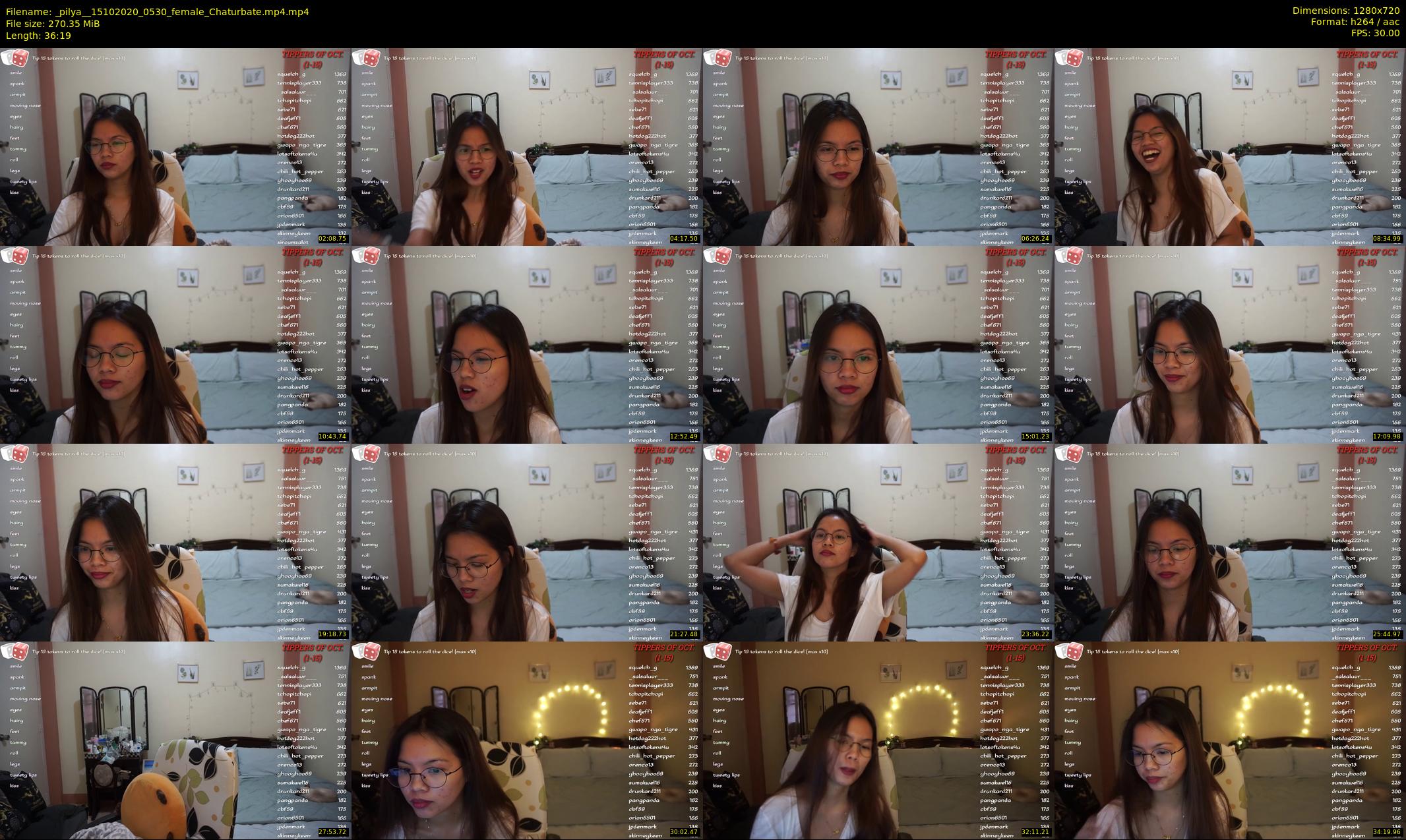 _pilya_ — 37 minute Chaturbate female cam show recording, 720p, Oct 15, 2020