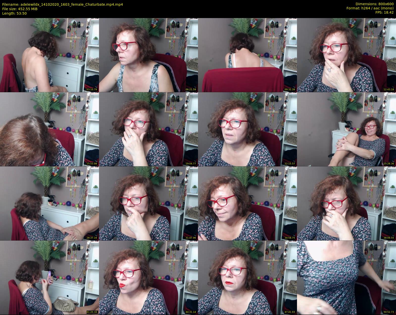 adelewildx — 54 minute Chaturbate female cam show recording, 480p, Oct 14, 2020