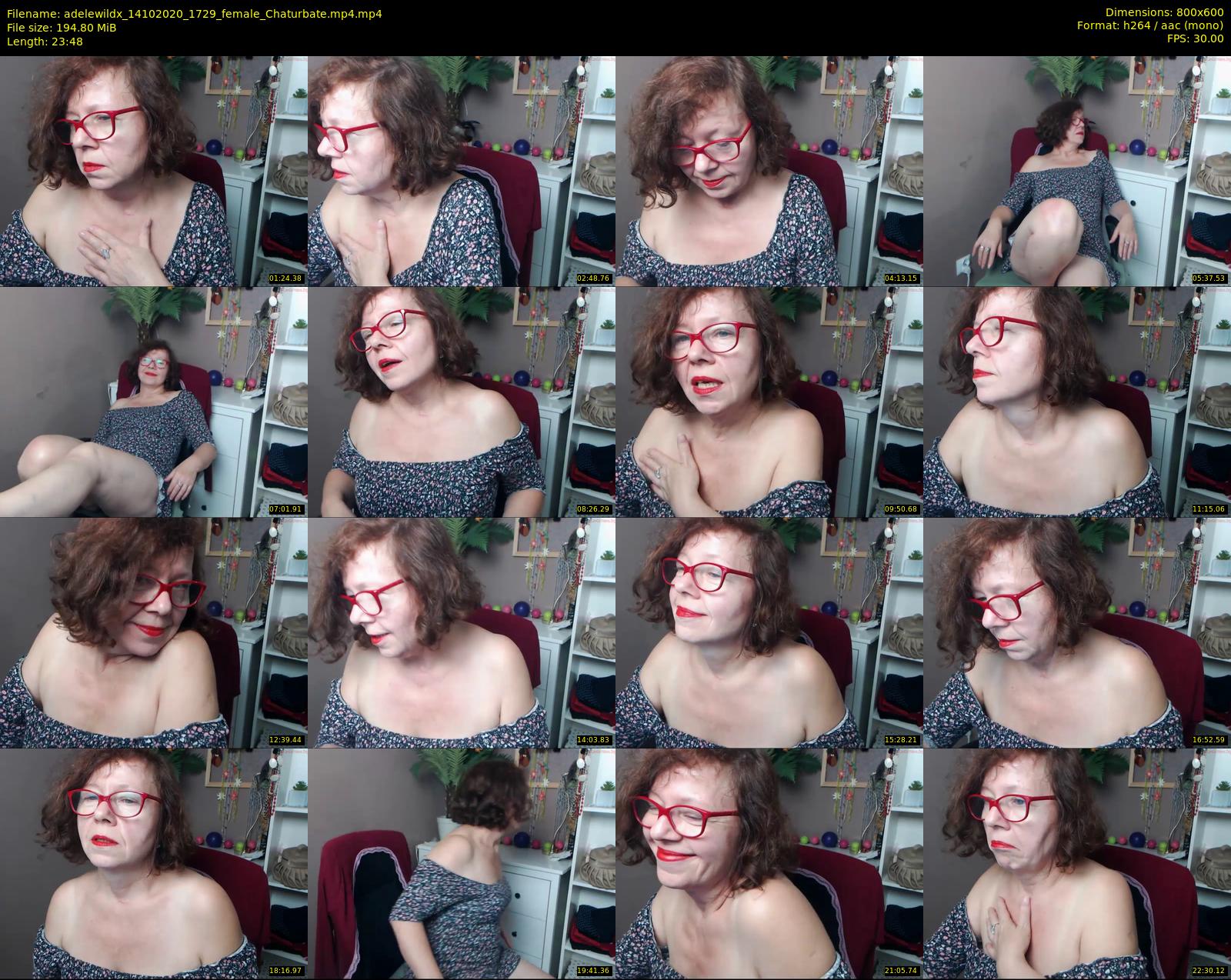 adelewildx — 24 minute Chaturbate female cam show recording, 480p, Oct 14, 2020