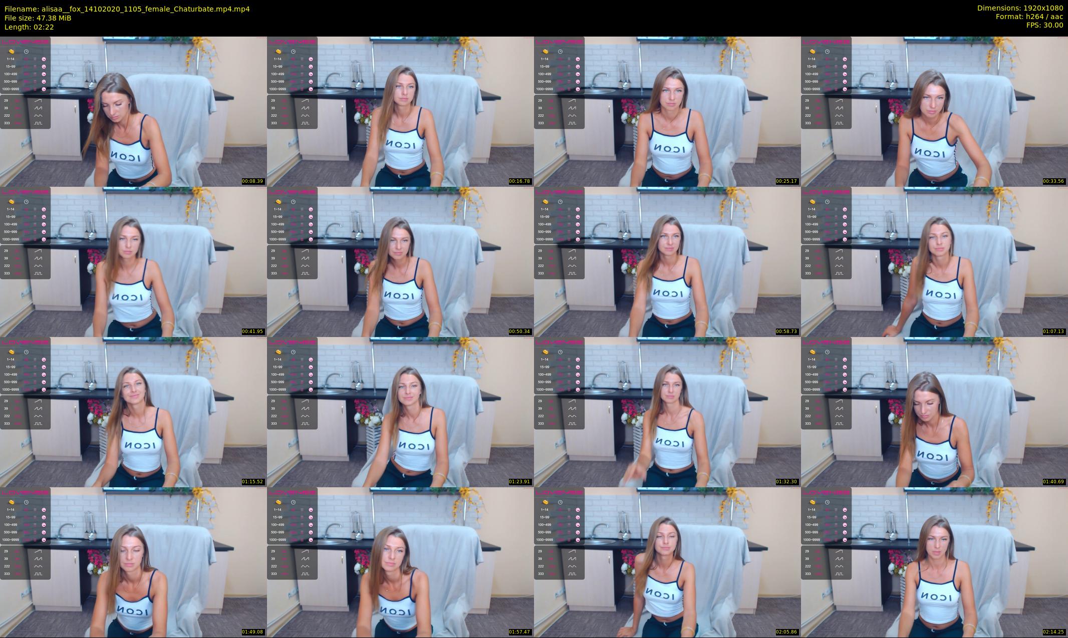 alisaa__fox — 3 minute Chaturbate female cam show recording, 1080p, Oct 14, 2020