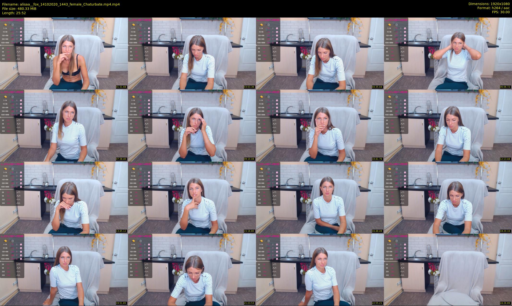 alisaa__fox — 26 minute Chaturbate female cam show recording, 1080p, Oct 14, 2020