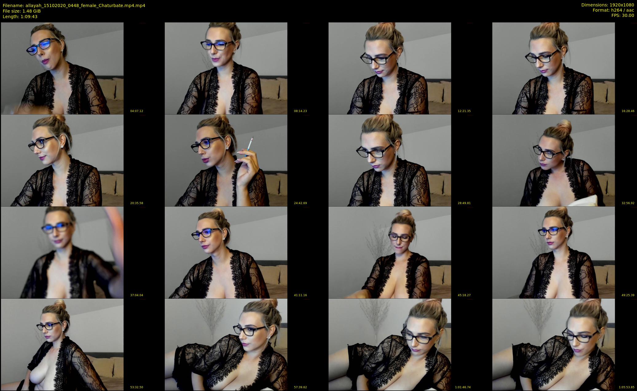allayah — 70 minute Chaturbate female cam show recording, 1080p, Oct 15, 2020