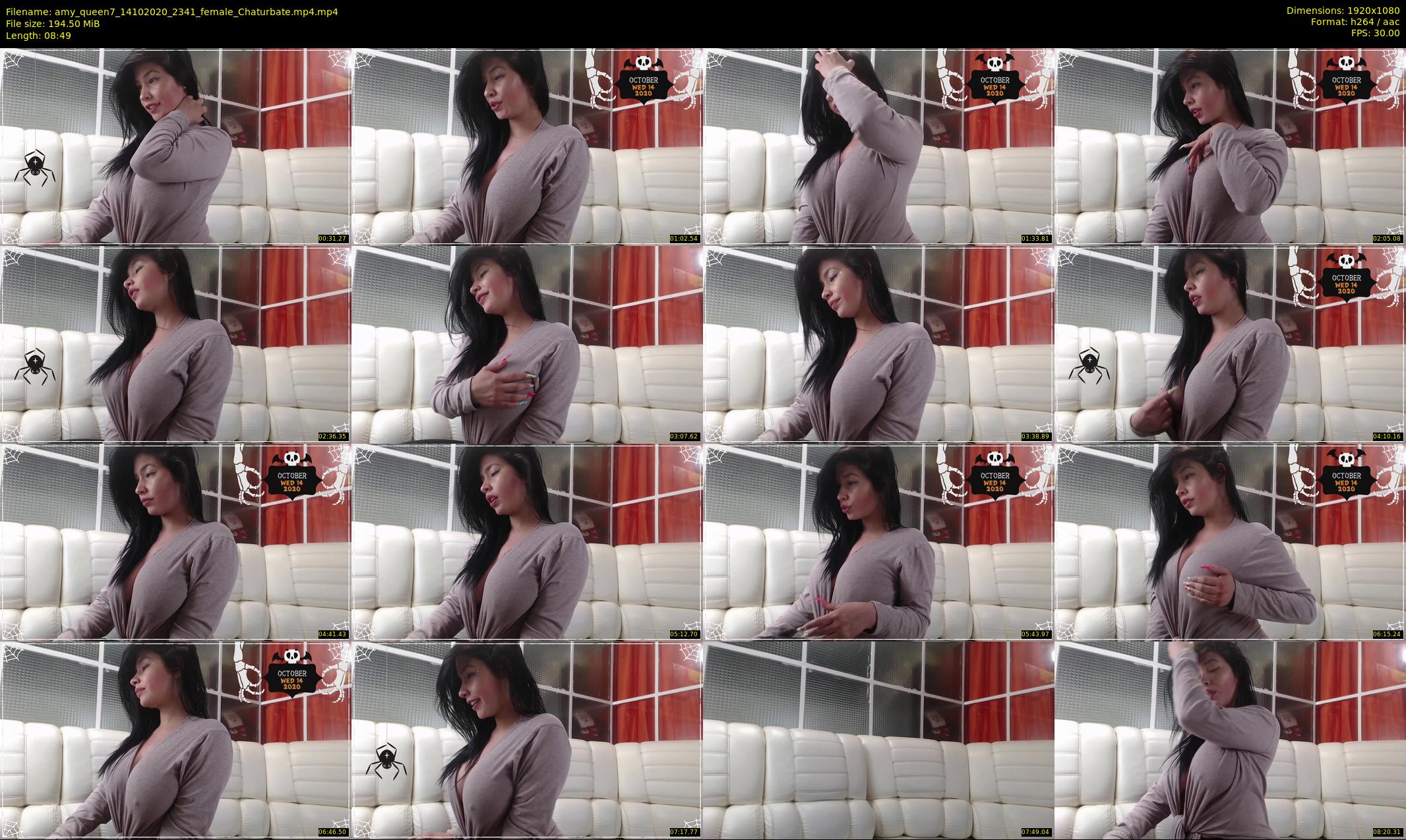 amy_queen7 — 9 minute Chaturbate female cam show recording, 1080p, Oct 14, 2020