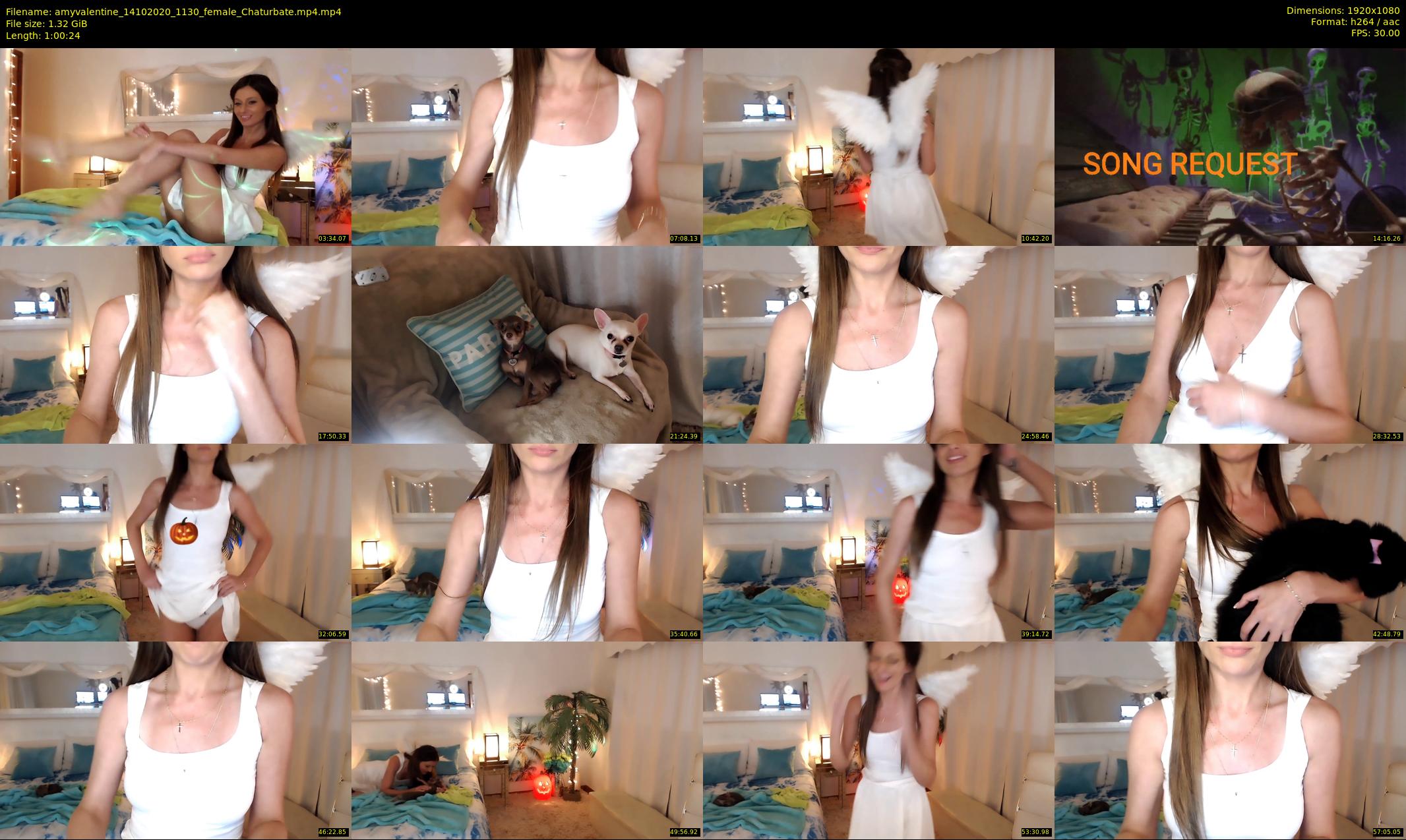 amyvalentine — 61 minute Chaturbate female cam show recording, 1080p, Oct 14, 2020